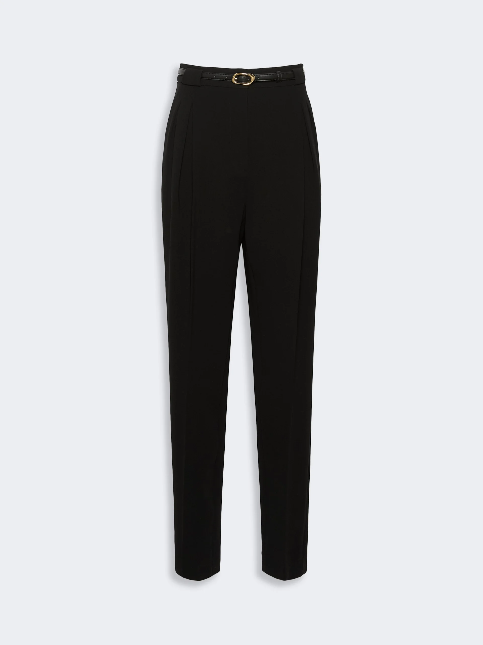 BIMBA Technical cady carrot-fit trousers - BLACK - 1