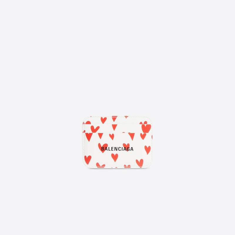 Valentine's Day 22 Cash Card Holder Heart Printed in White 1