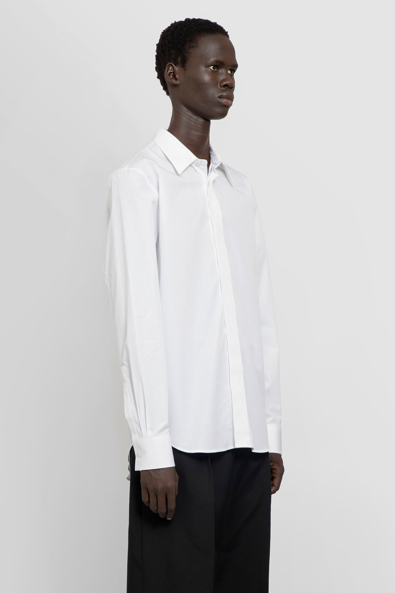 ALEXANDER MCQUEEN MAN BLACK&WHITE SHIRTS - 3