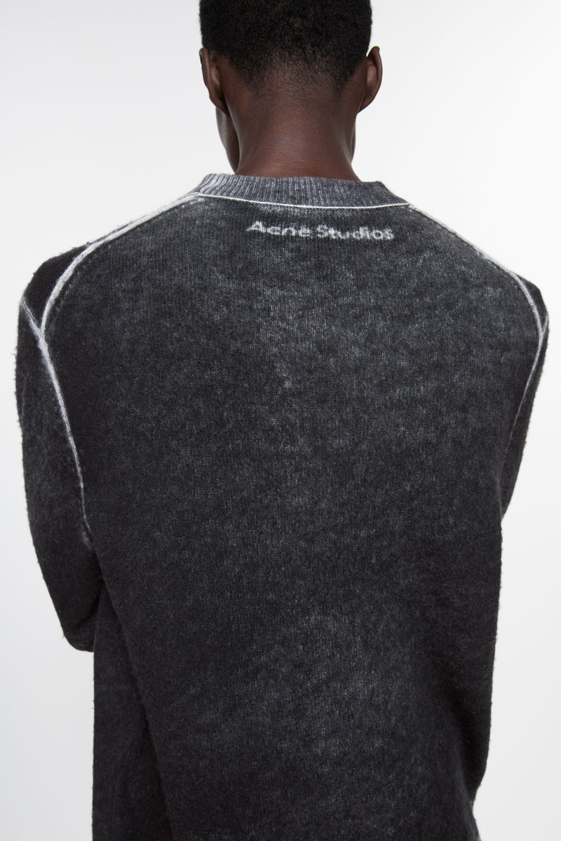 Printed crewneck jumper - Black 3