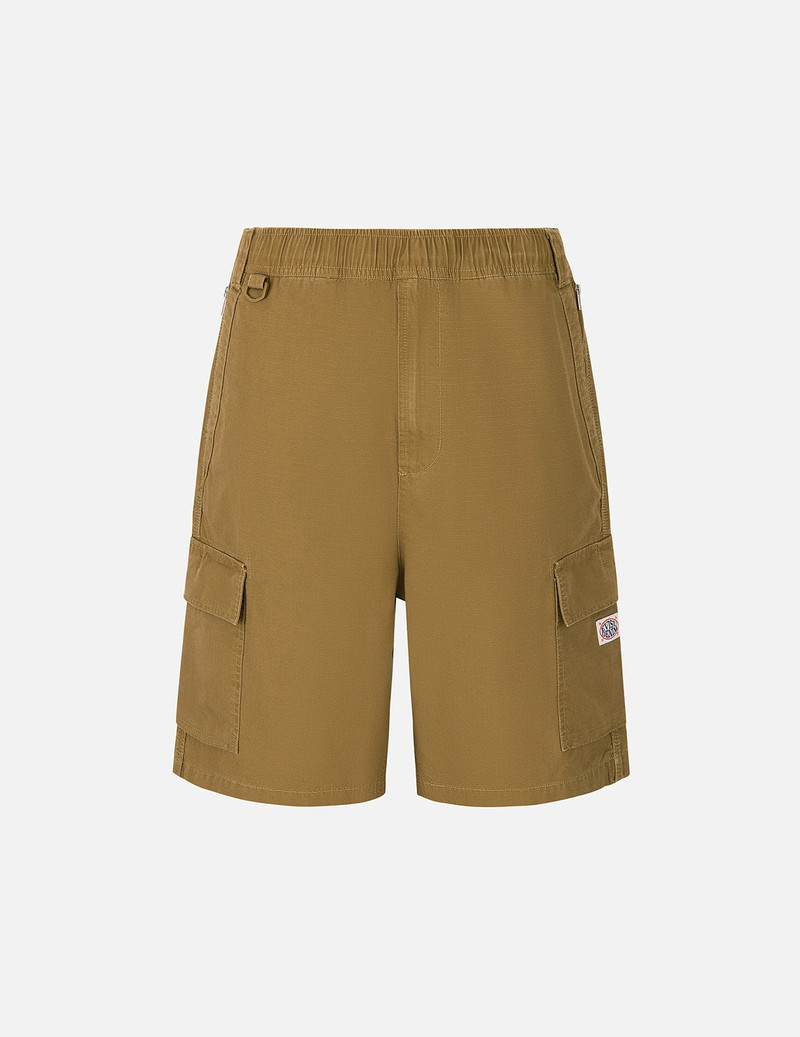 EVISU Kamon and "91" Appliqué Embroidery Regular Fit Cargo Shorts outlook