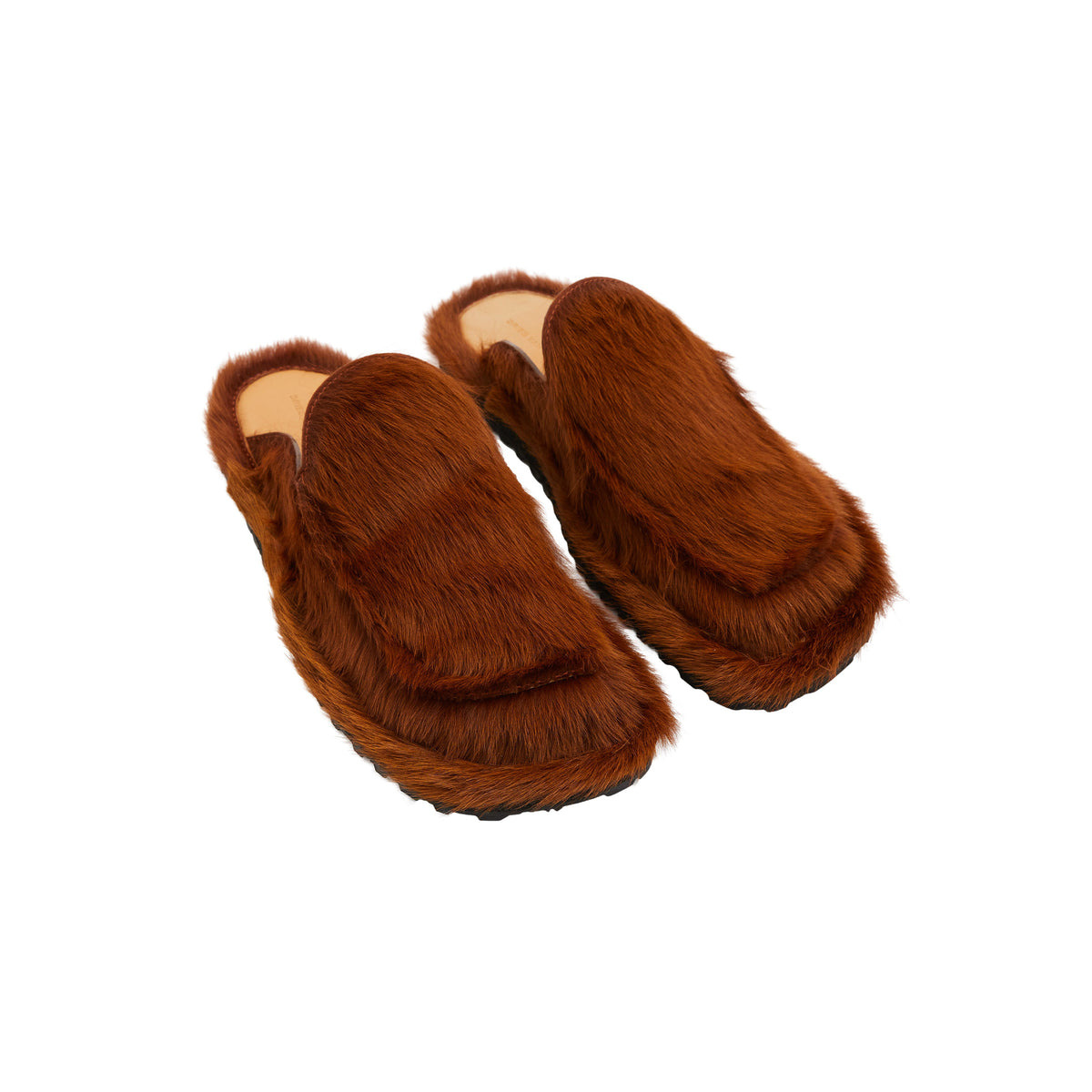 FUR SLIDES (BROWN) - 6
