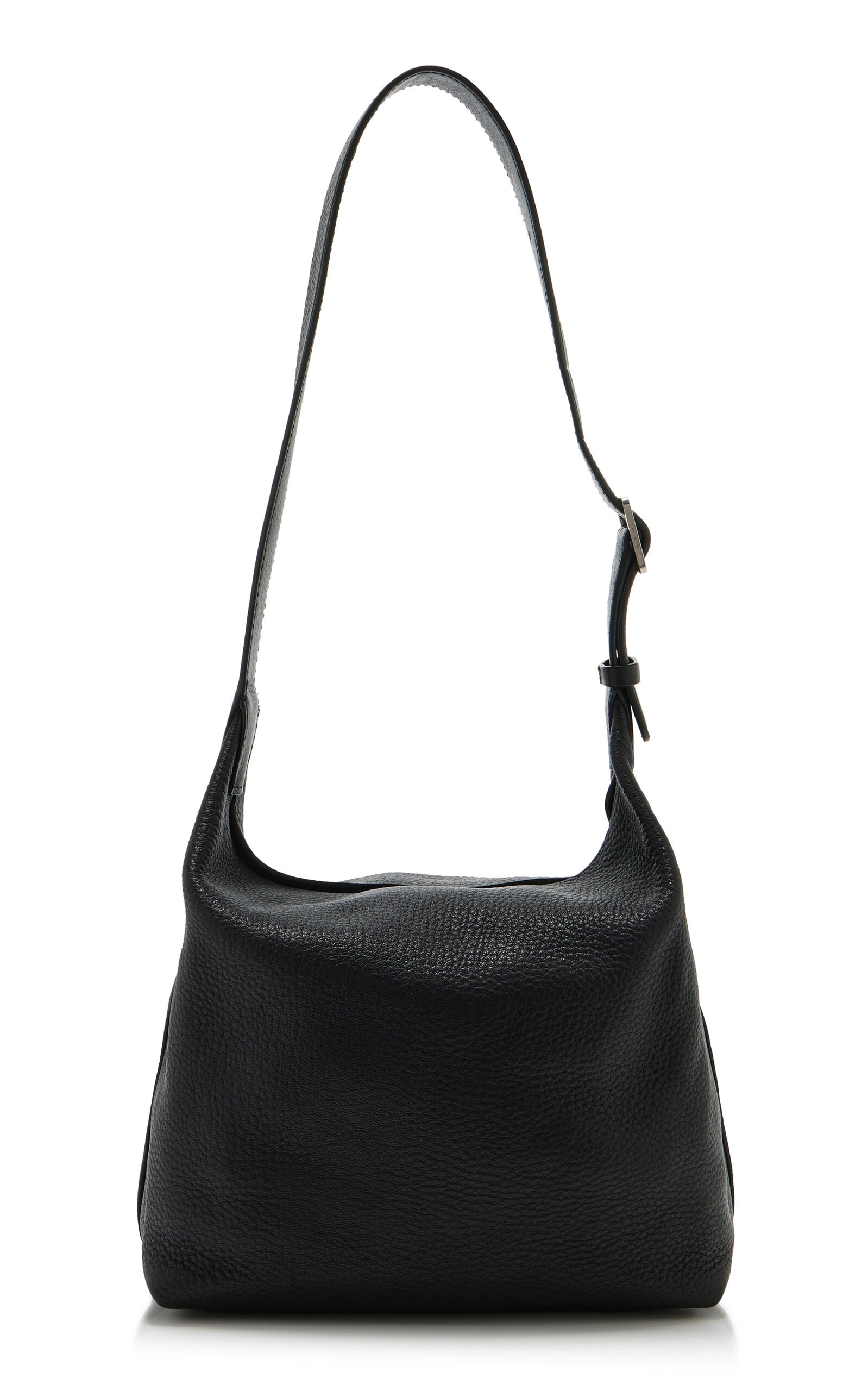 Isa Leather Shoulder Bag black - 4