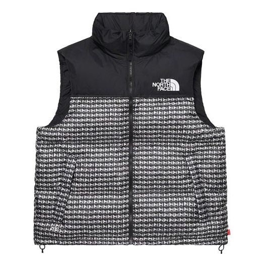 Supreme x The North Face Studded Nuptse Vest 'Black White' SUP-SS21-569 - 3