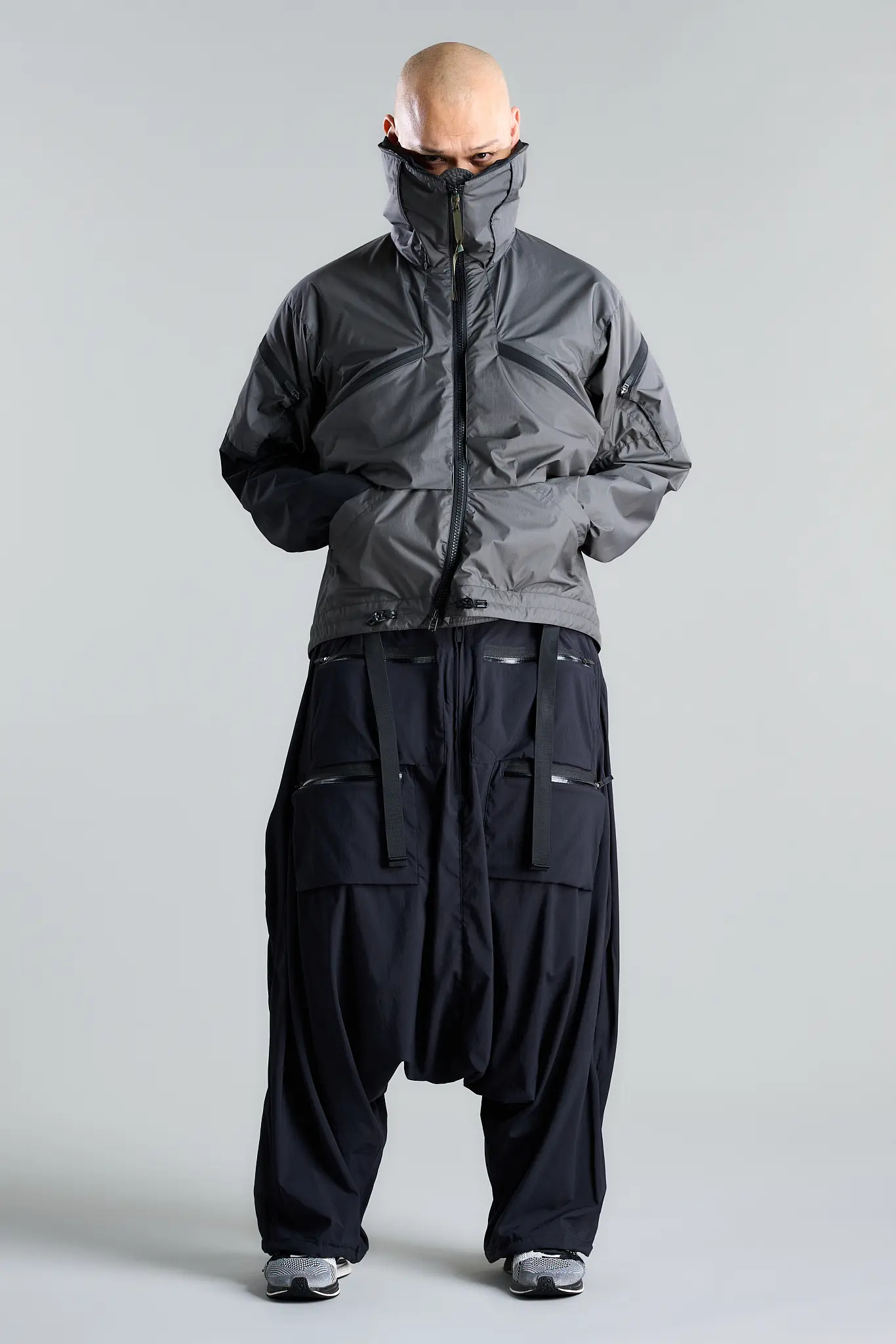 J104U-WS 2L Windstopper® Jacket Gray/Black - 8
