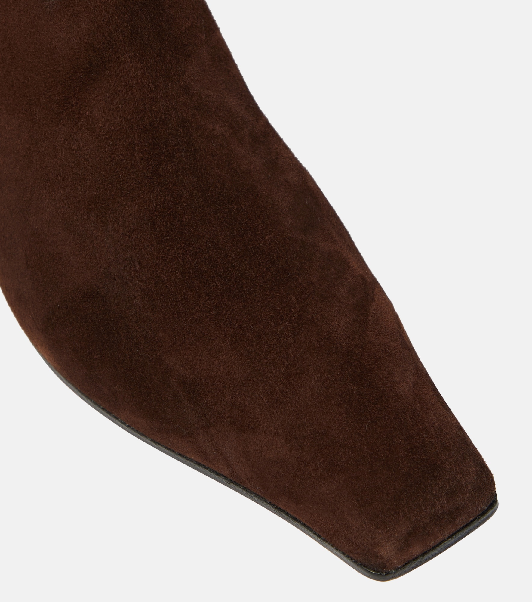 Suede knee-high boots - 5
