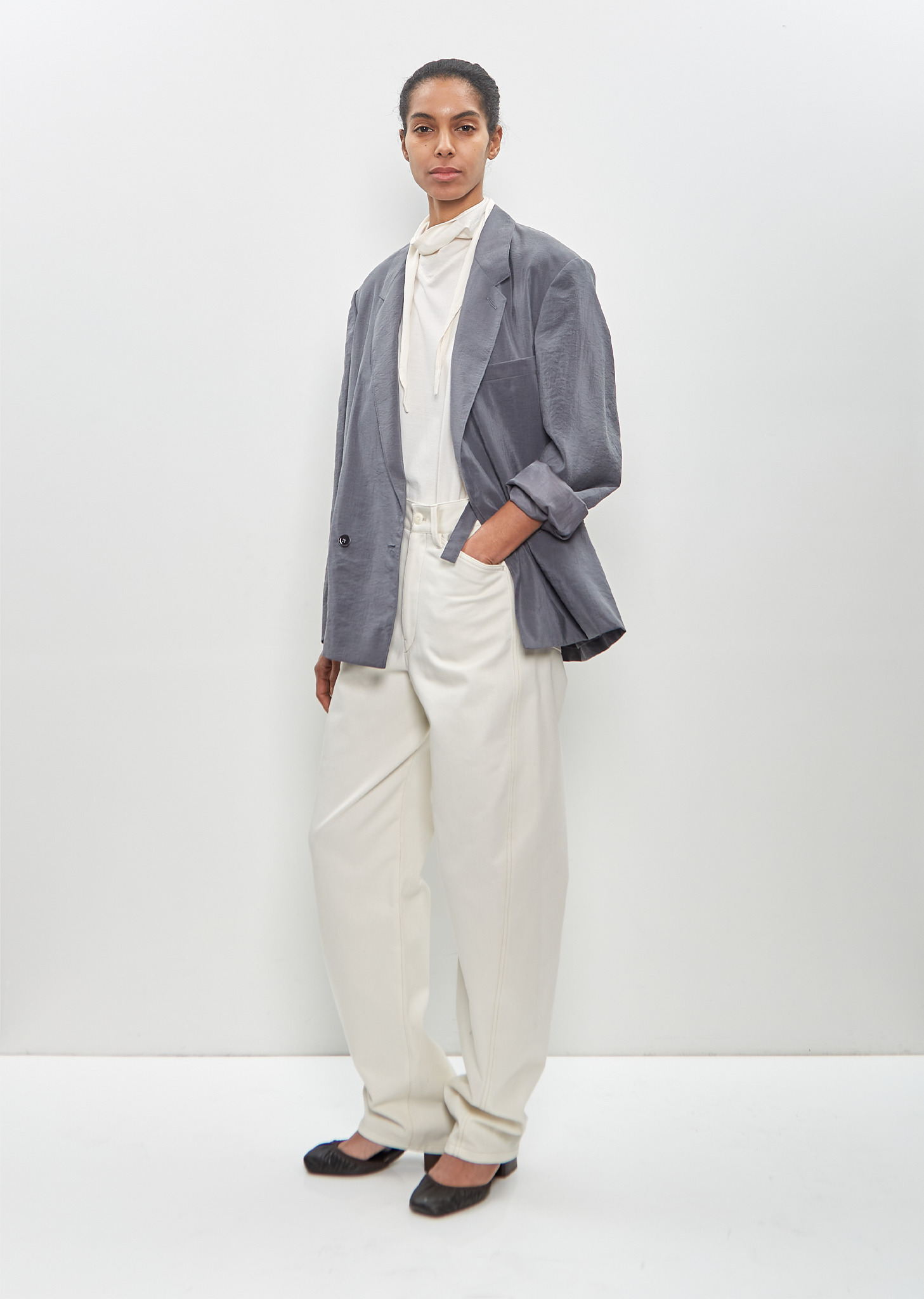 Silk Soft Tailored Jacket - 5