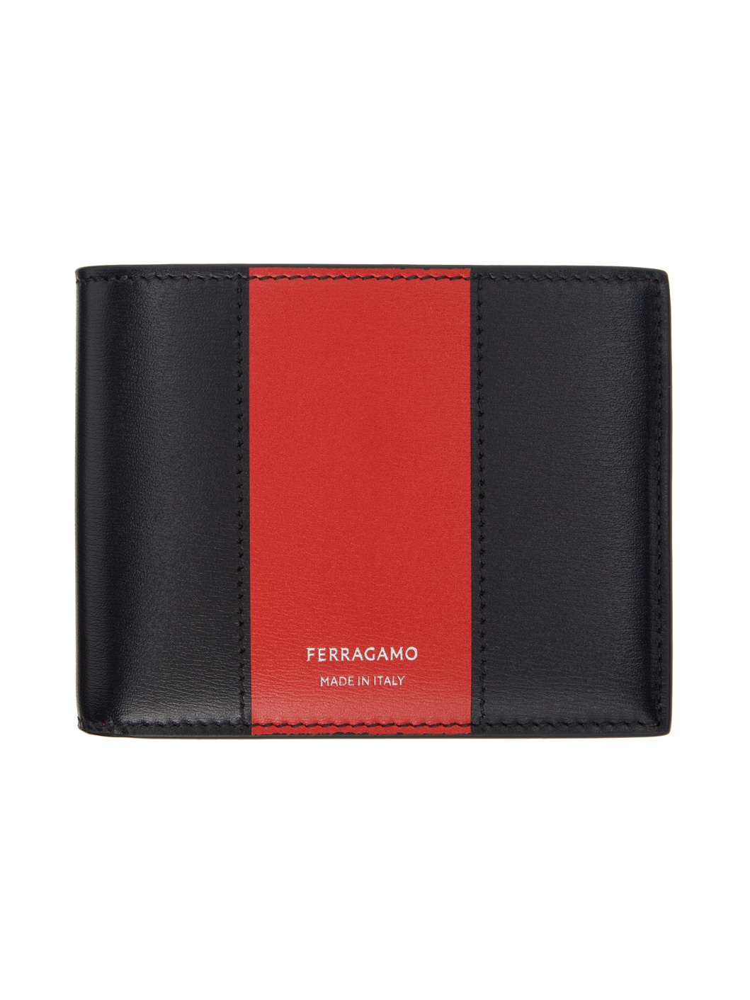 Red & Black Bicolor Wallet - 1