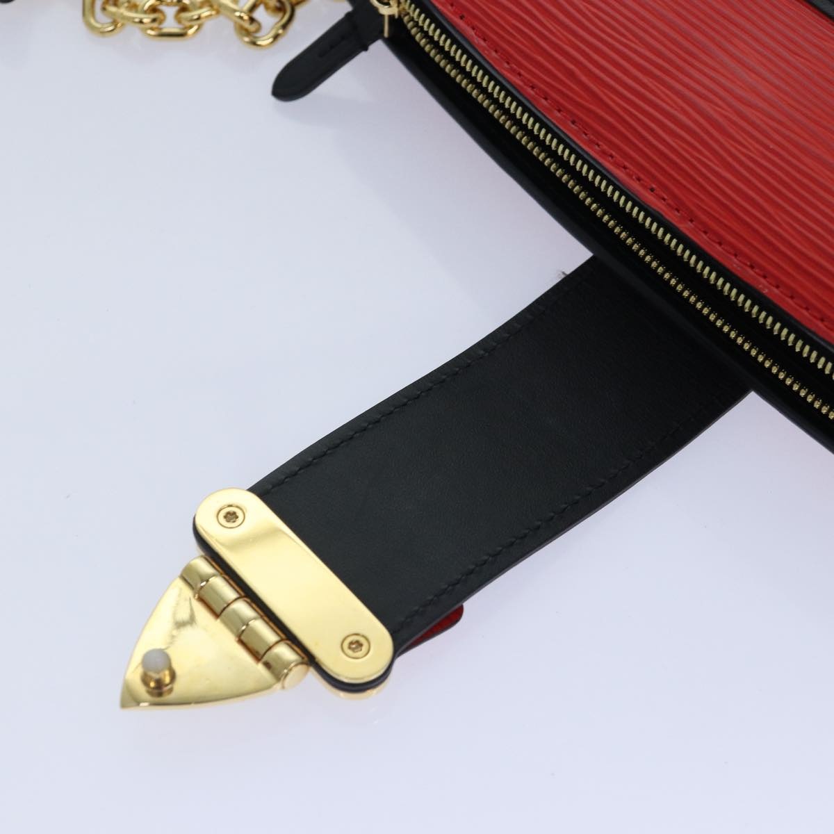 LOUIS VUITTON Epi Trunk Clutch Shoulder Bag Red Black M51697 - 10