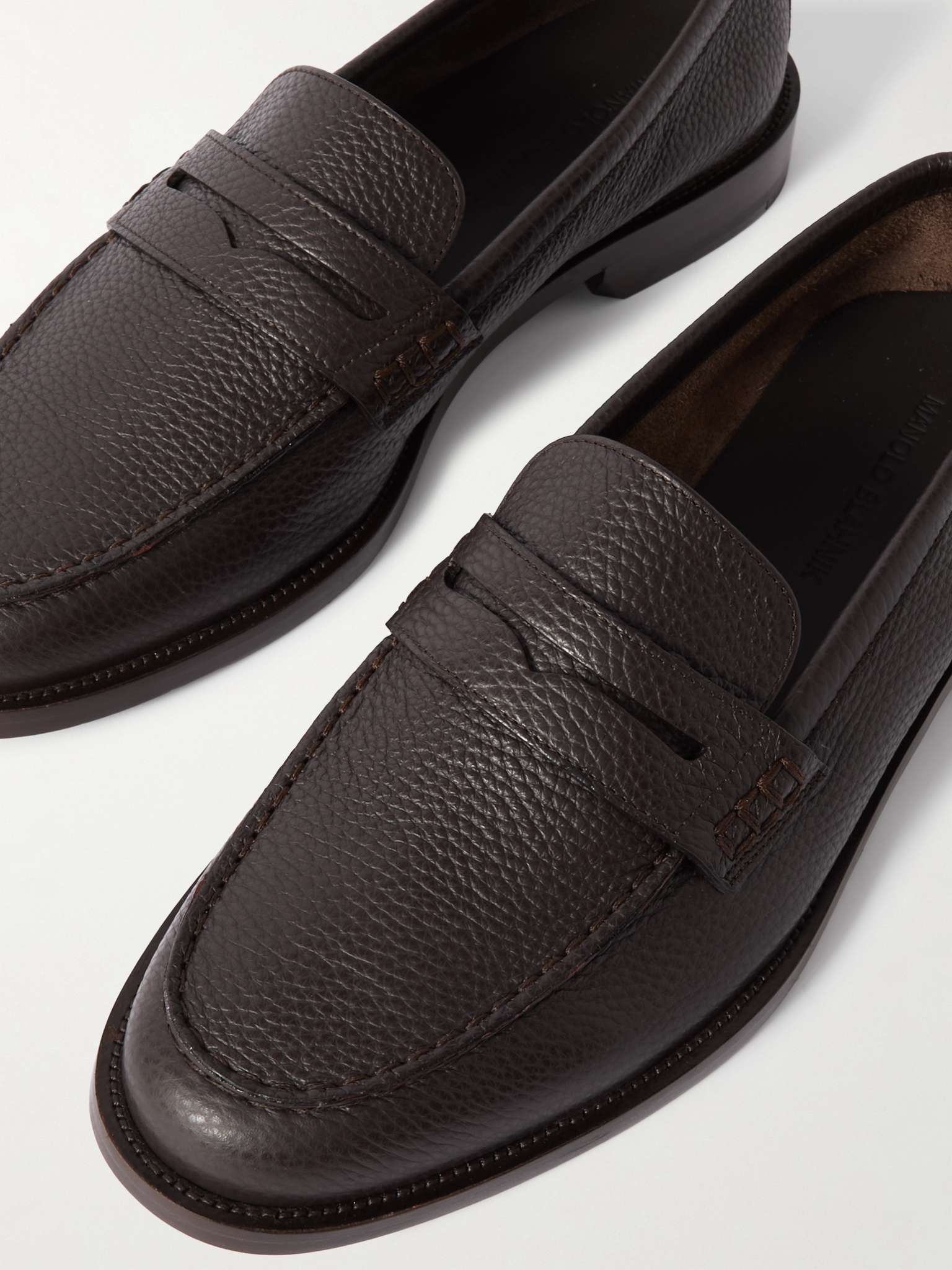 Perry Full-Grain Leather Penny Loafers - 12