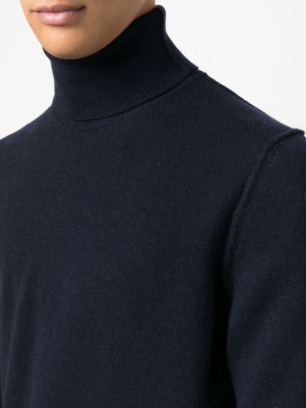 four stitch-detail cashmere jumper - 6