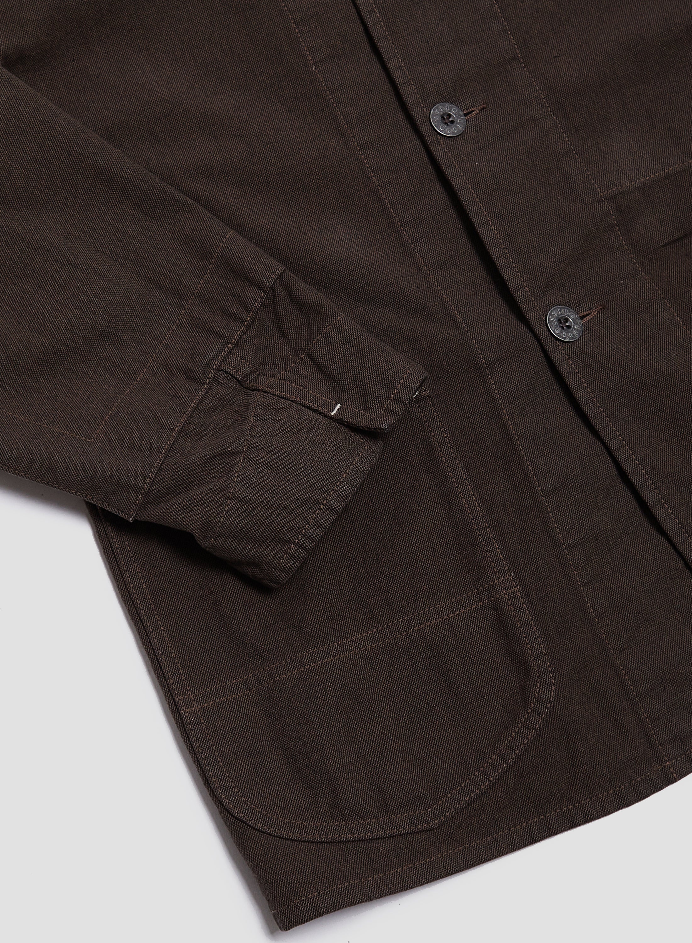 New Navvie Blazer Broken Twill in Brown - 8