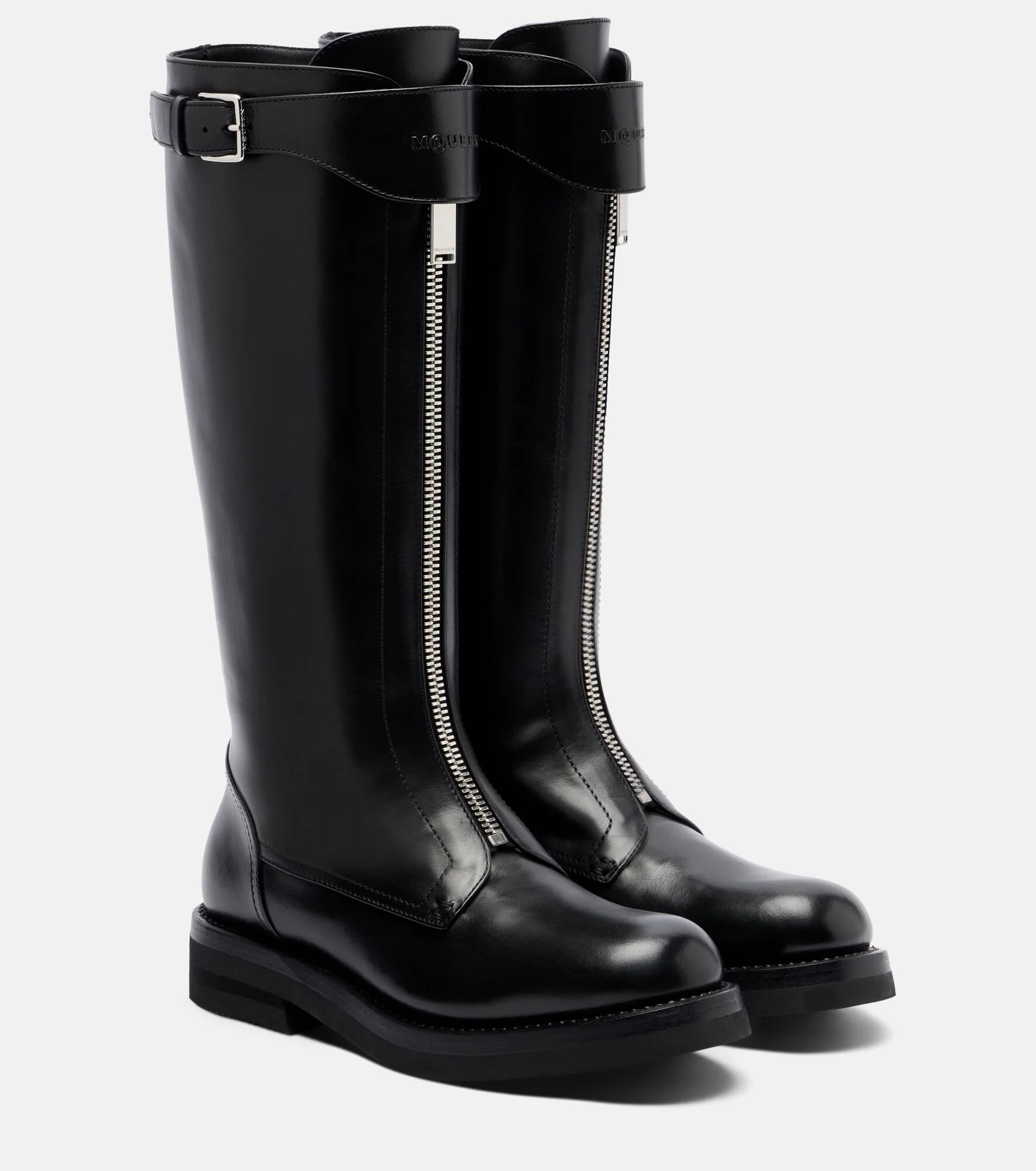 Countryside leather knee-high boots - 1