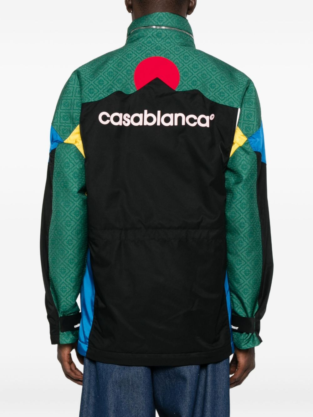 geometric-panel jacket - 4