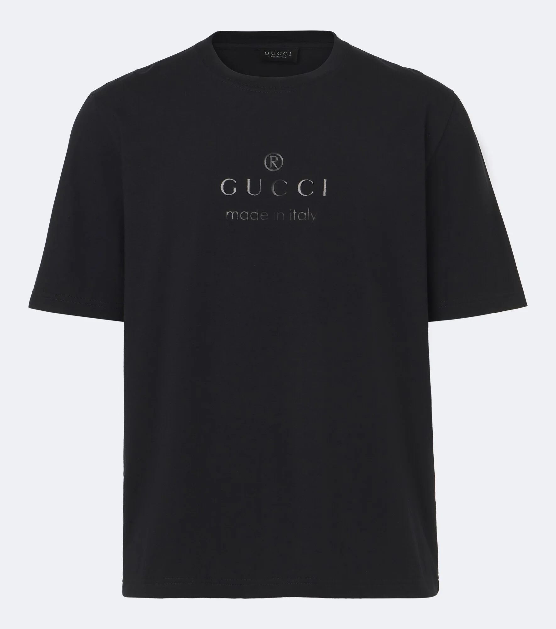 Printed cotton-blend jersey T-shirt - 1