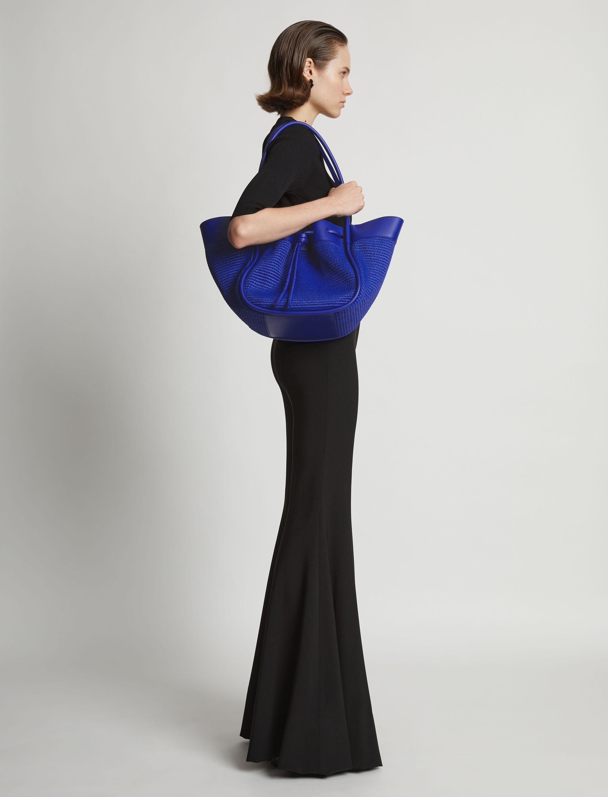 Raffia Ruched Tote - 6
