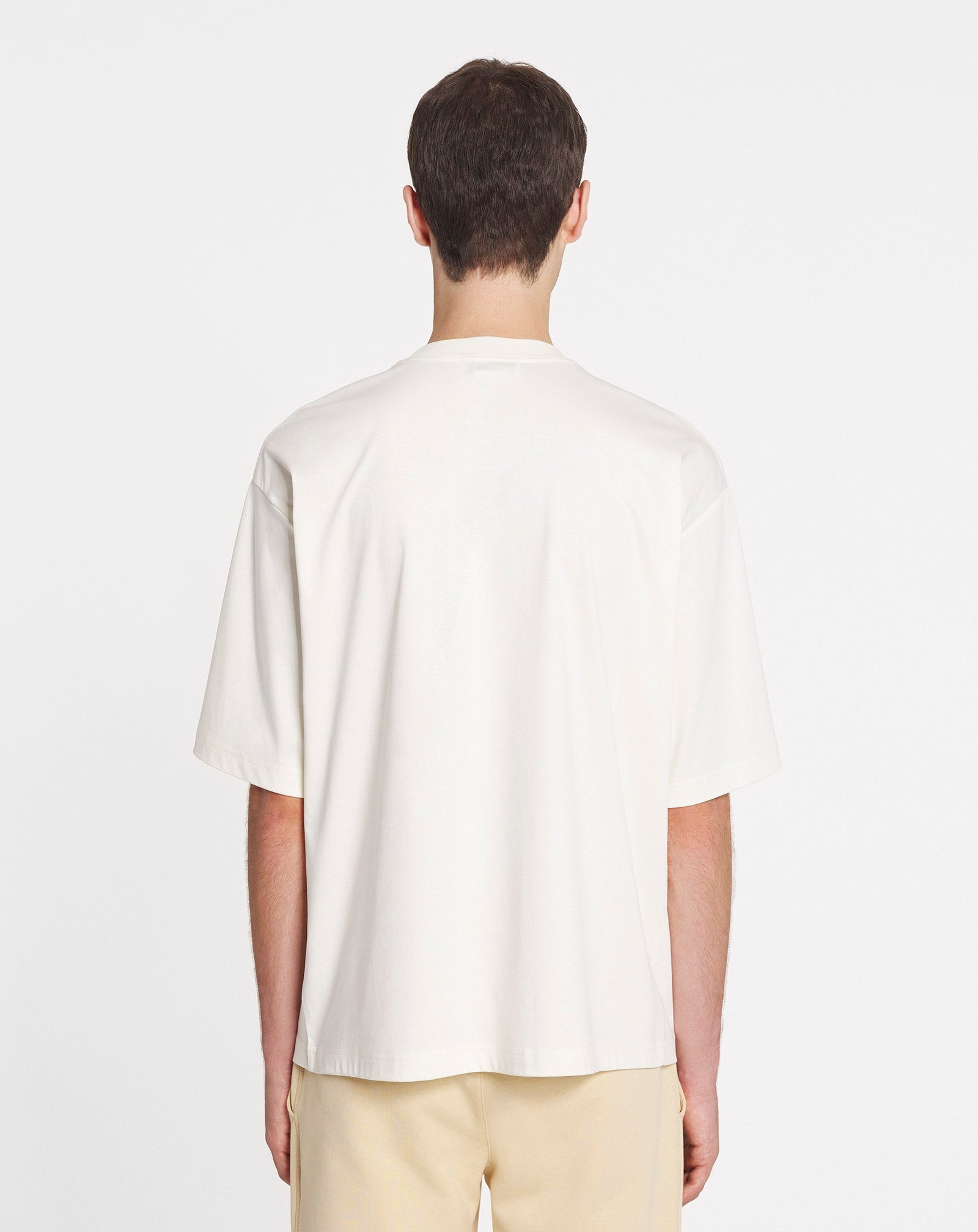 OVERSIZED EMBROIDERED CURB LACE T-SHIRT - 4