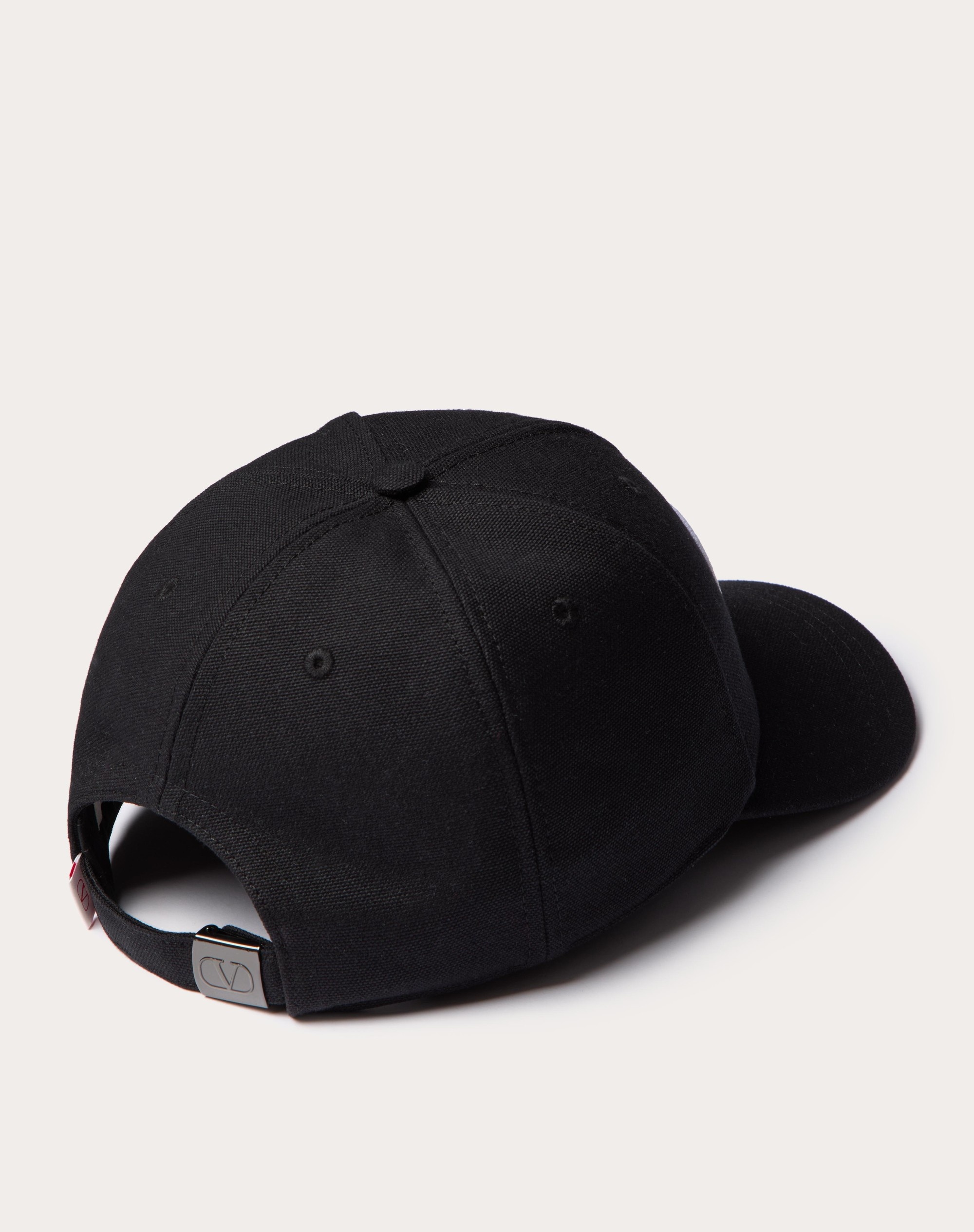 VLOGO SIGNATURE COTTON BASEBALL CAP WITH VLOGO EMBROIDERY - 3