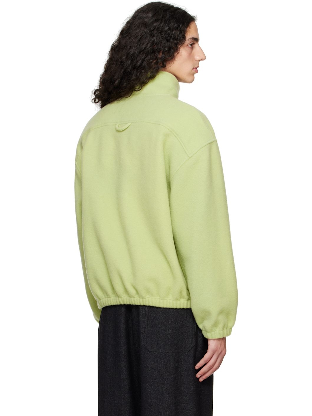Green Fleece Sweater - 3