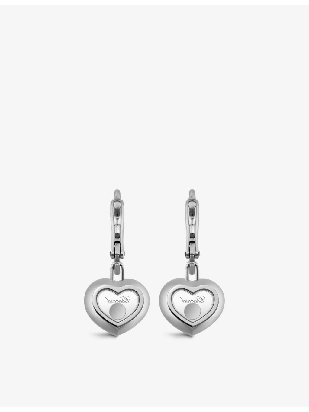 Happy Diamonds 18ct white-gold and 0.10ct diamond earrings - 3