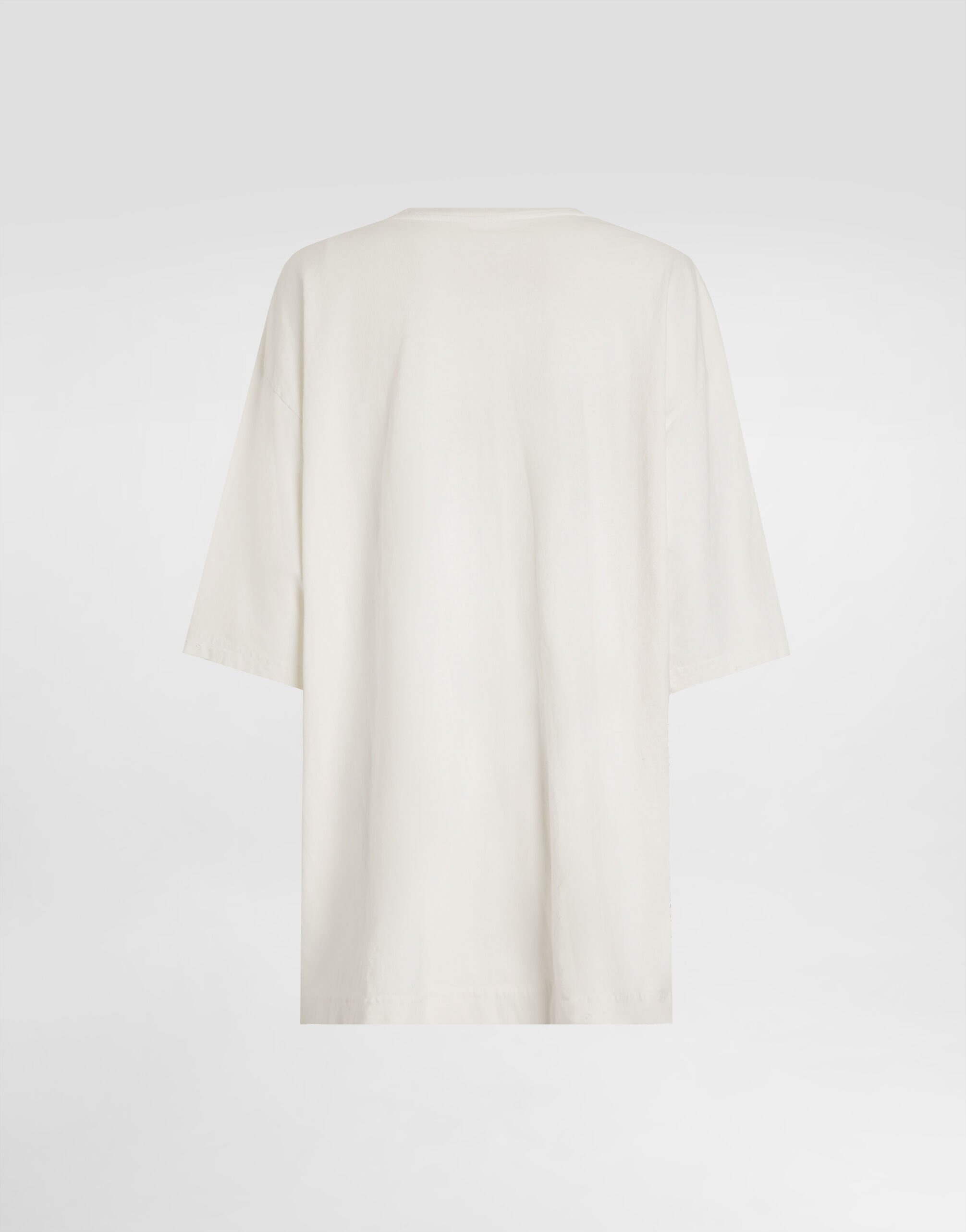 Oversized jersey t-shirt with print - 7