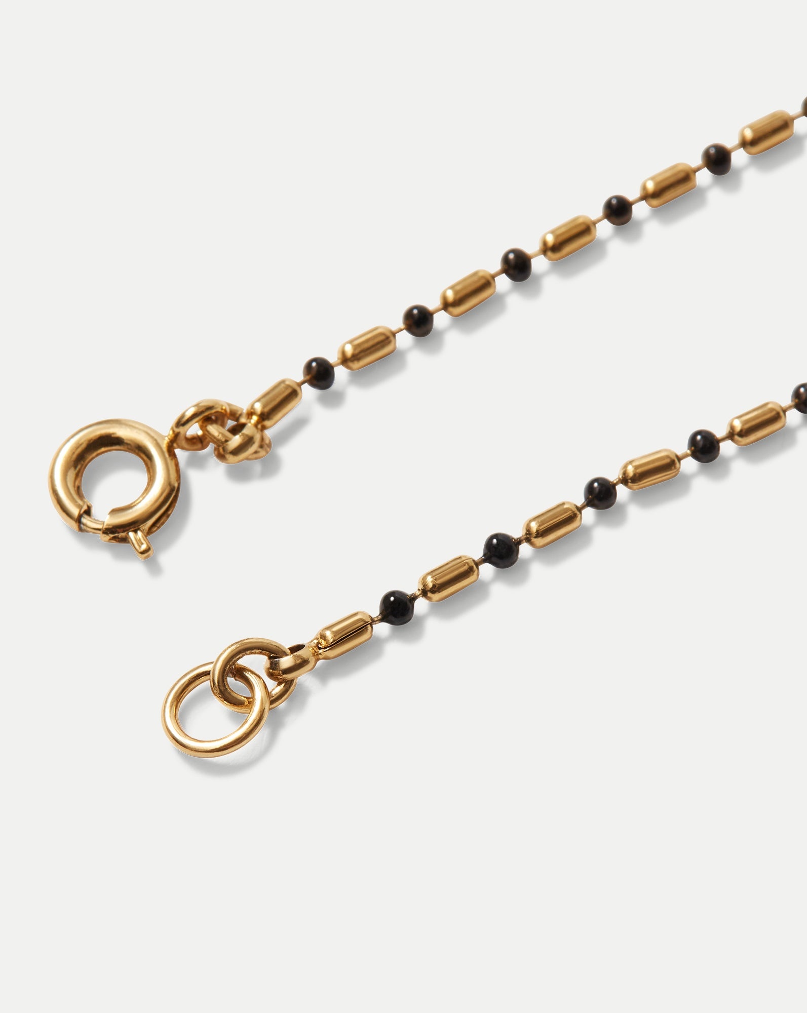 ENAMEL BEAD CHAIN ANKLET - 3