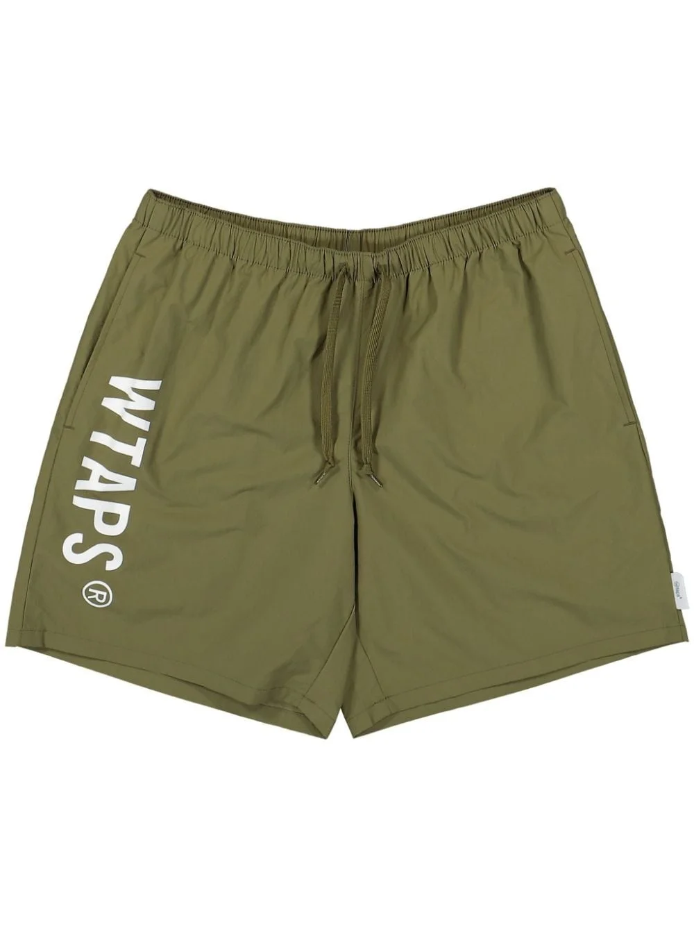 elasticated logo-print shorts - 1