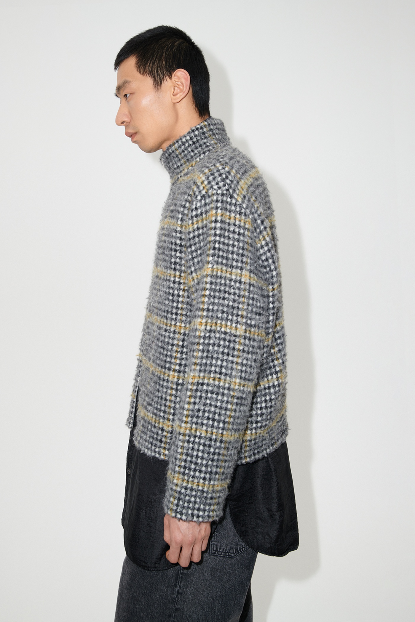 最終価格　OUR LEGACY SHRUNKEN FULLZIP POLO Our Legacy - Shrunken Fullzip Polo Indulgent Choco Cable