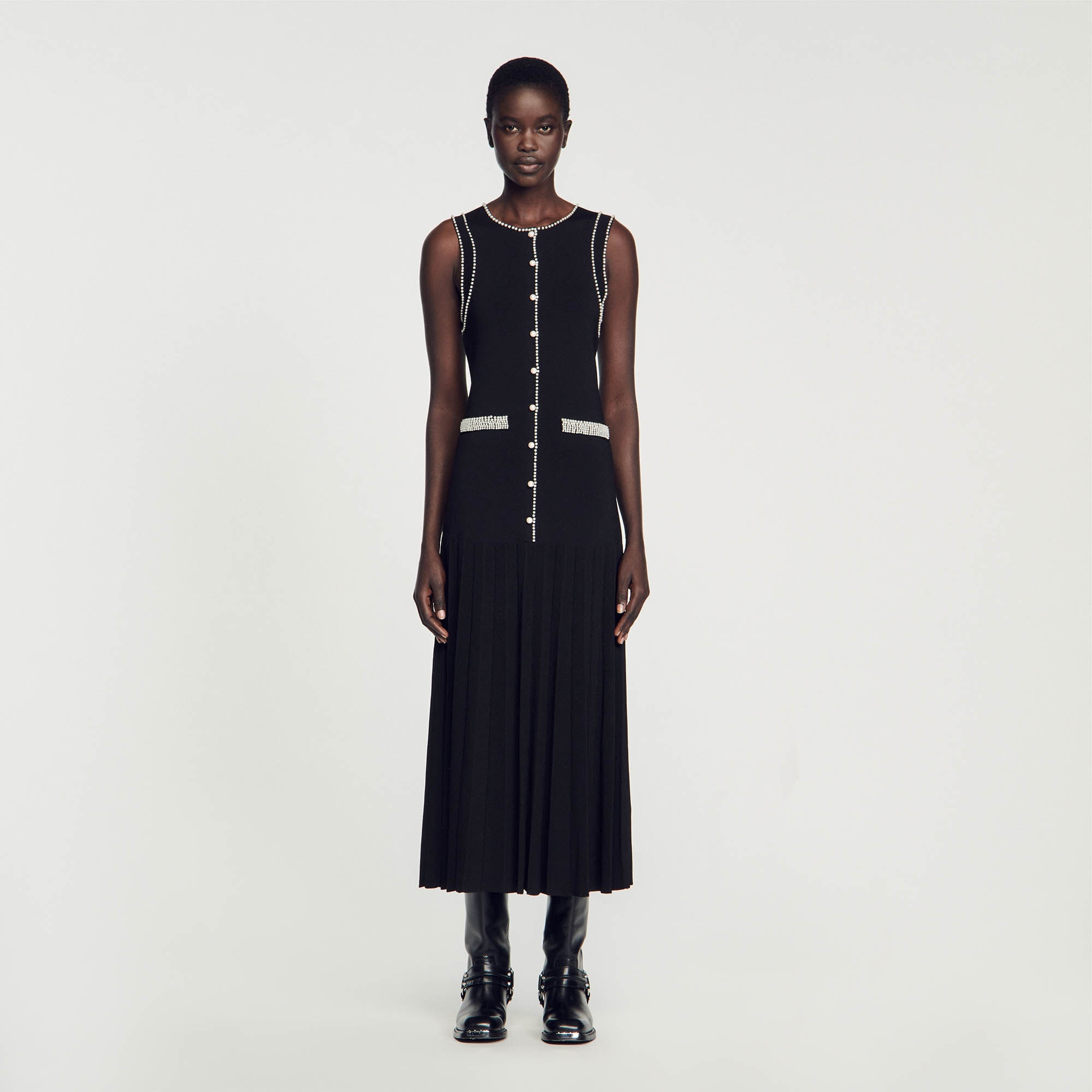 KNIT MIDI DRESS - 3