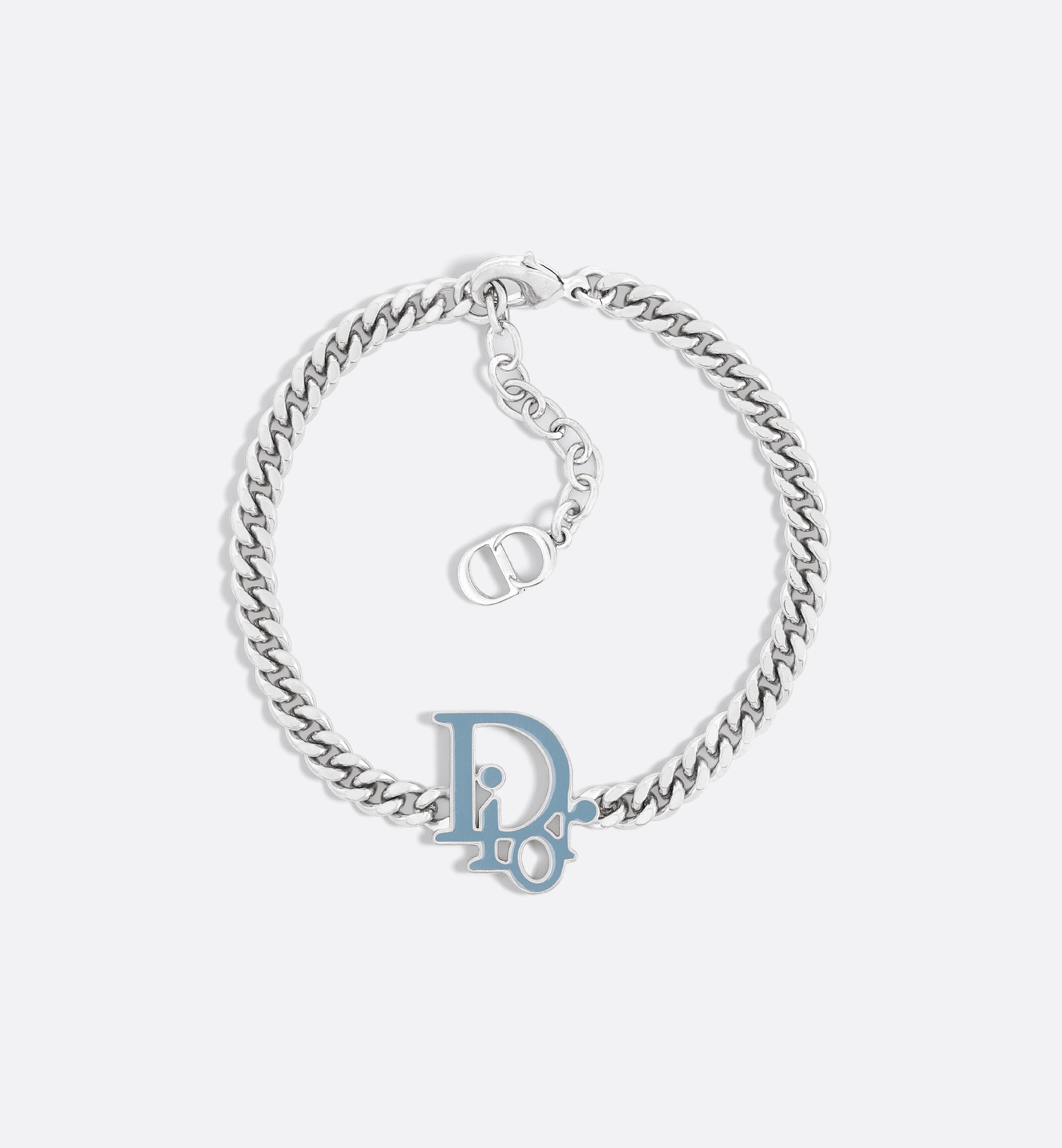 【直営・関税送料込】Christian Dior Brace Dior Dior Oblique Chain Link Bracelet | REVERSIBLE