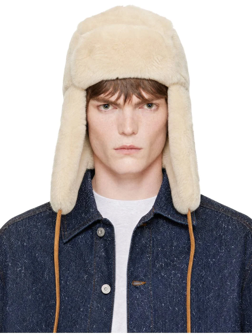 Off-White 'La Chapka' Shearling Hat - 1