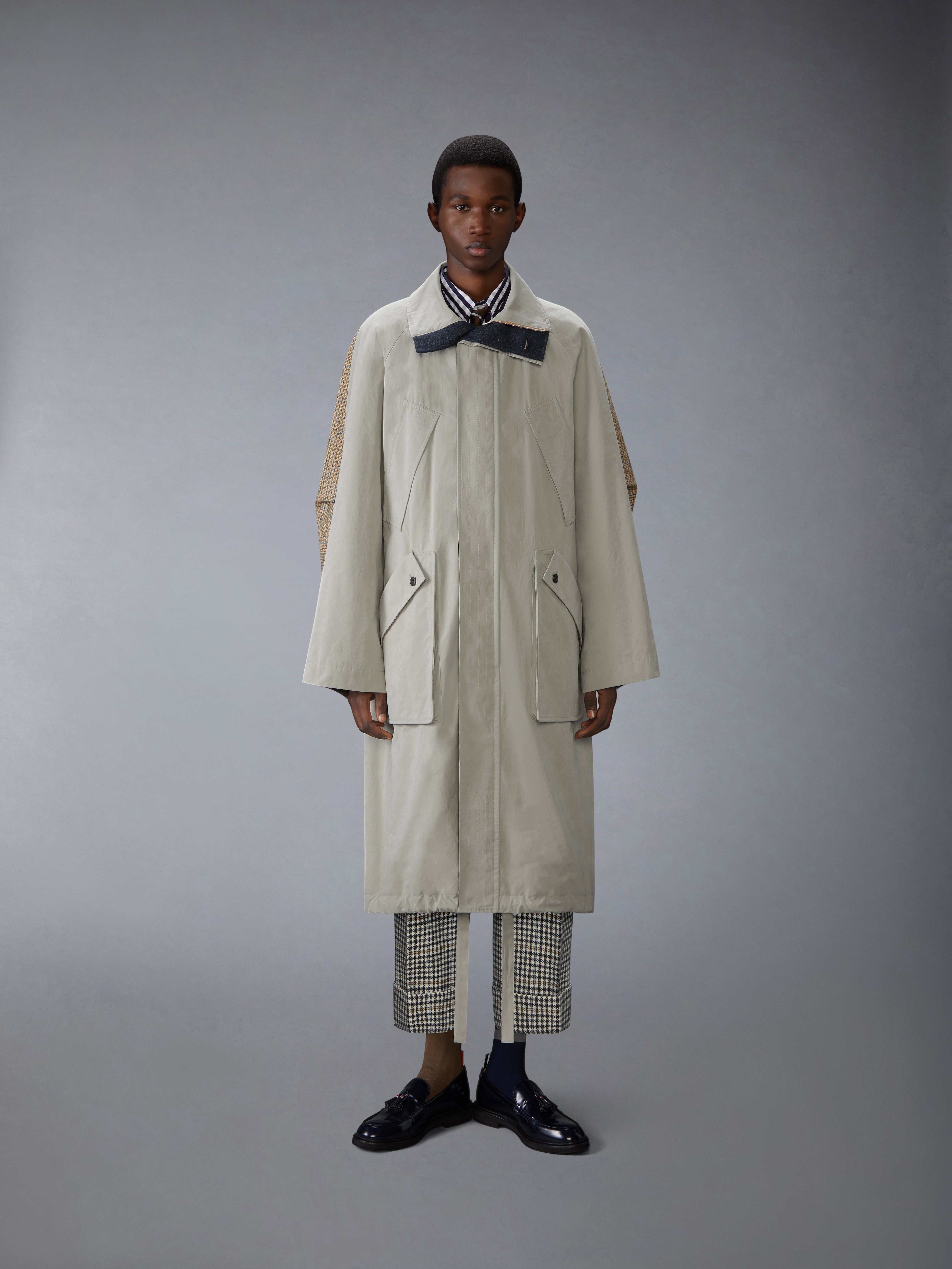 WAXED TECH HOODED PARKA - 3