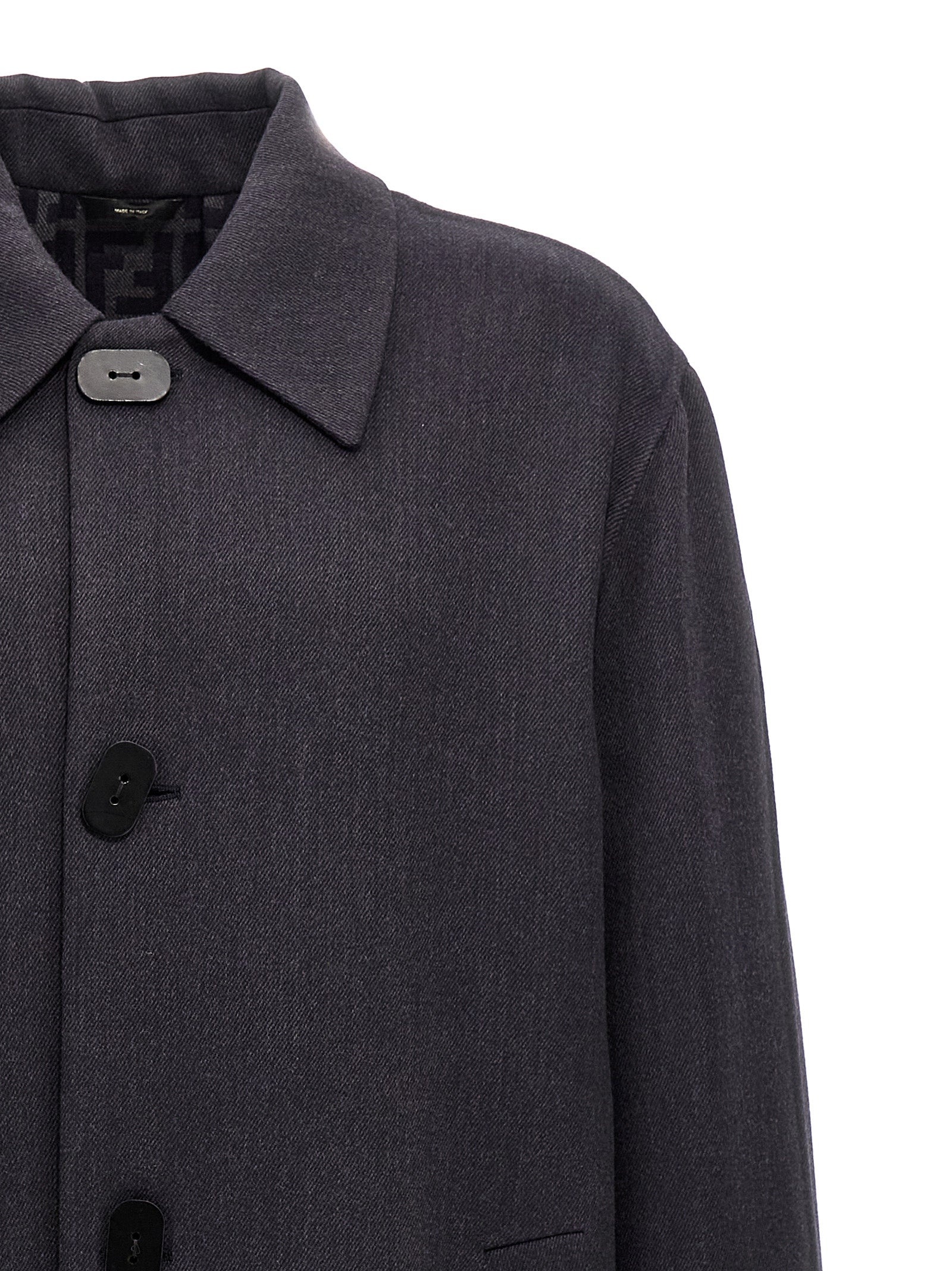 Double Wool Coat Coats, Trench Coats Blue - 3