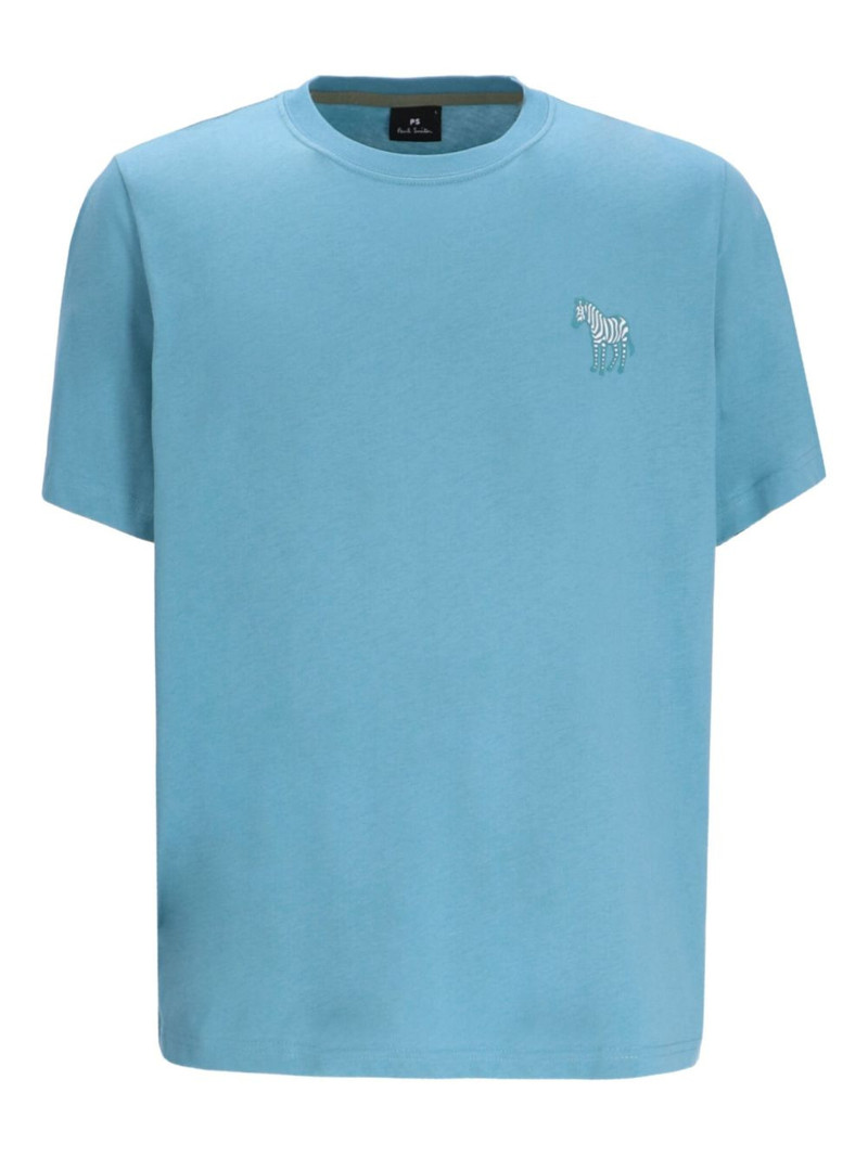 Paul Smith zebra-print cotton t-shirt outlook