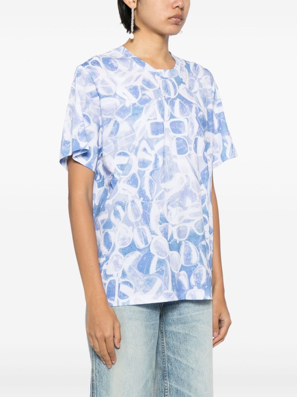 Sunglasses-print T-shirt - 3