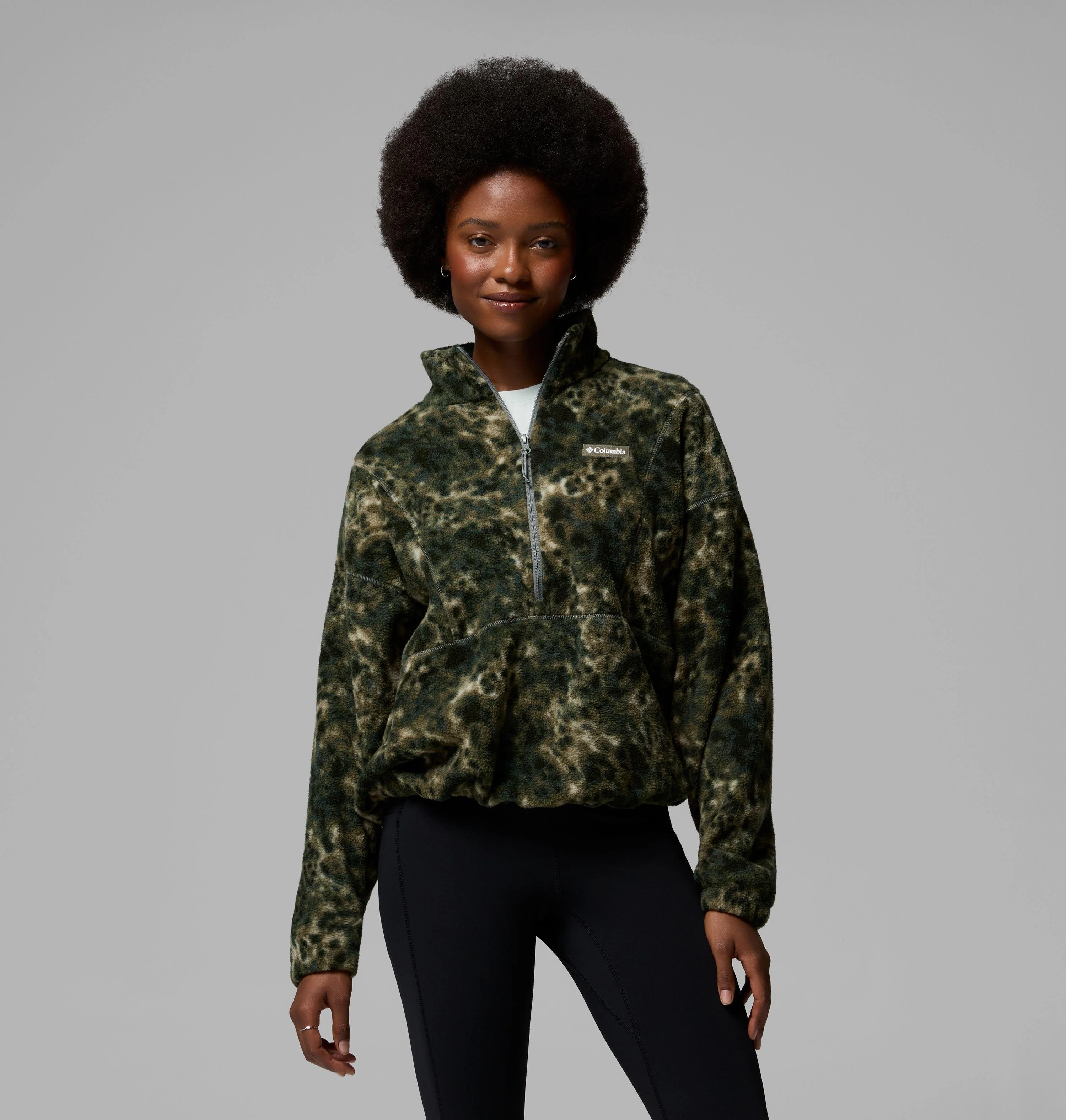 Women's Timber Meadow MTR Printed Fleece Half Zip - 1