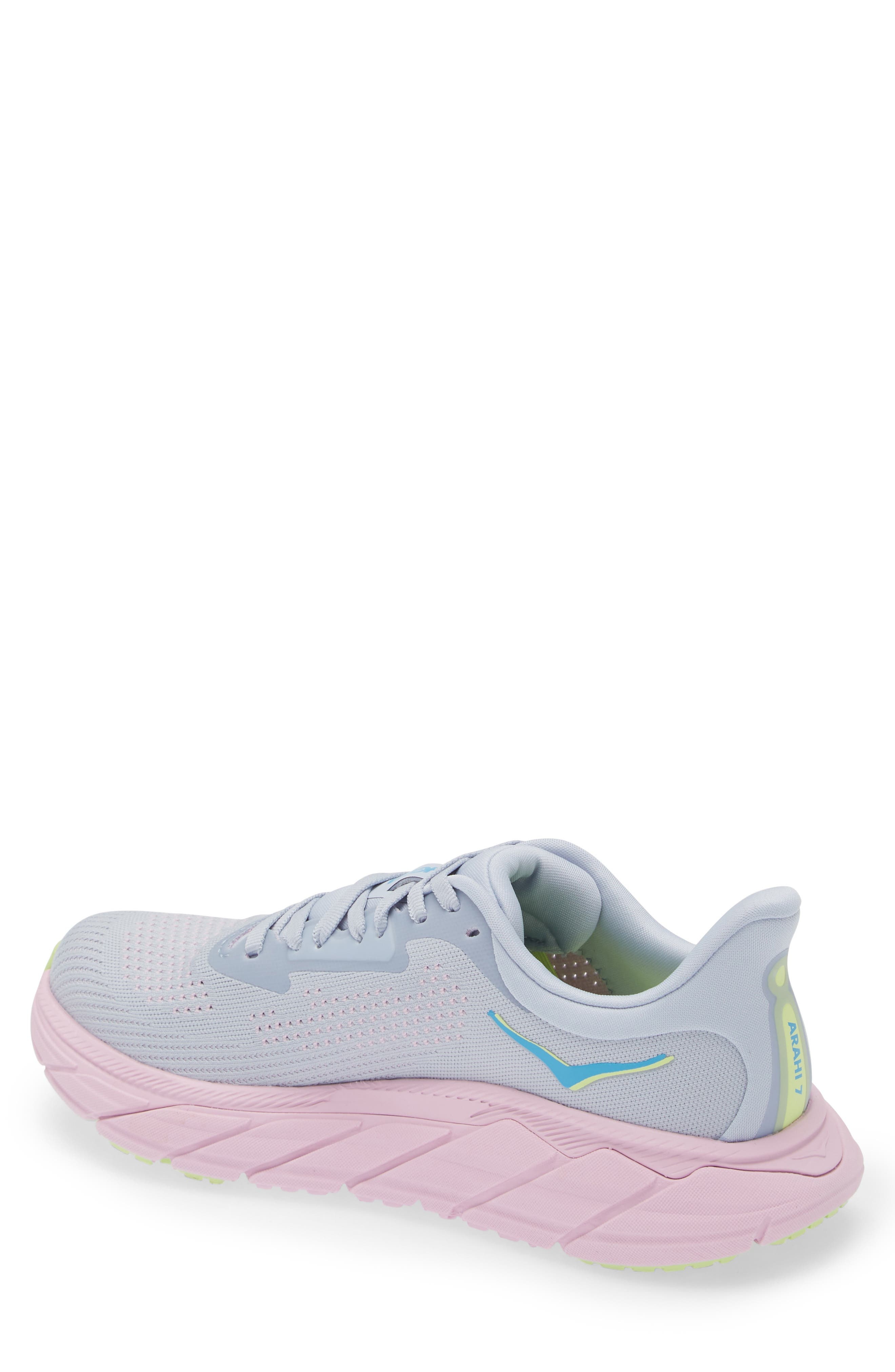 HOKA Arahi 7 Running Shoe in Gull /Pink Twilight at Nordstrom - 2