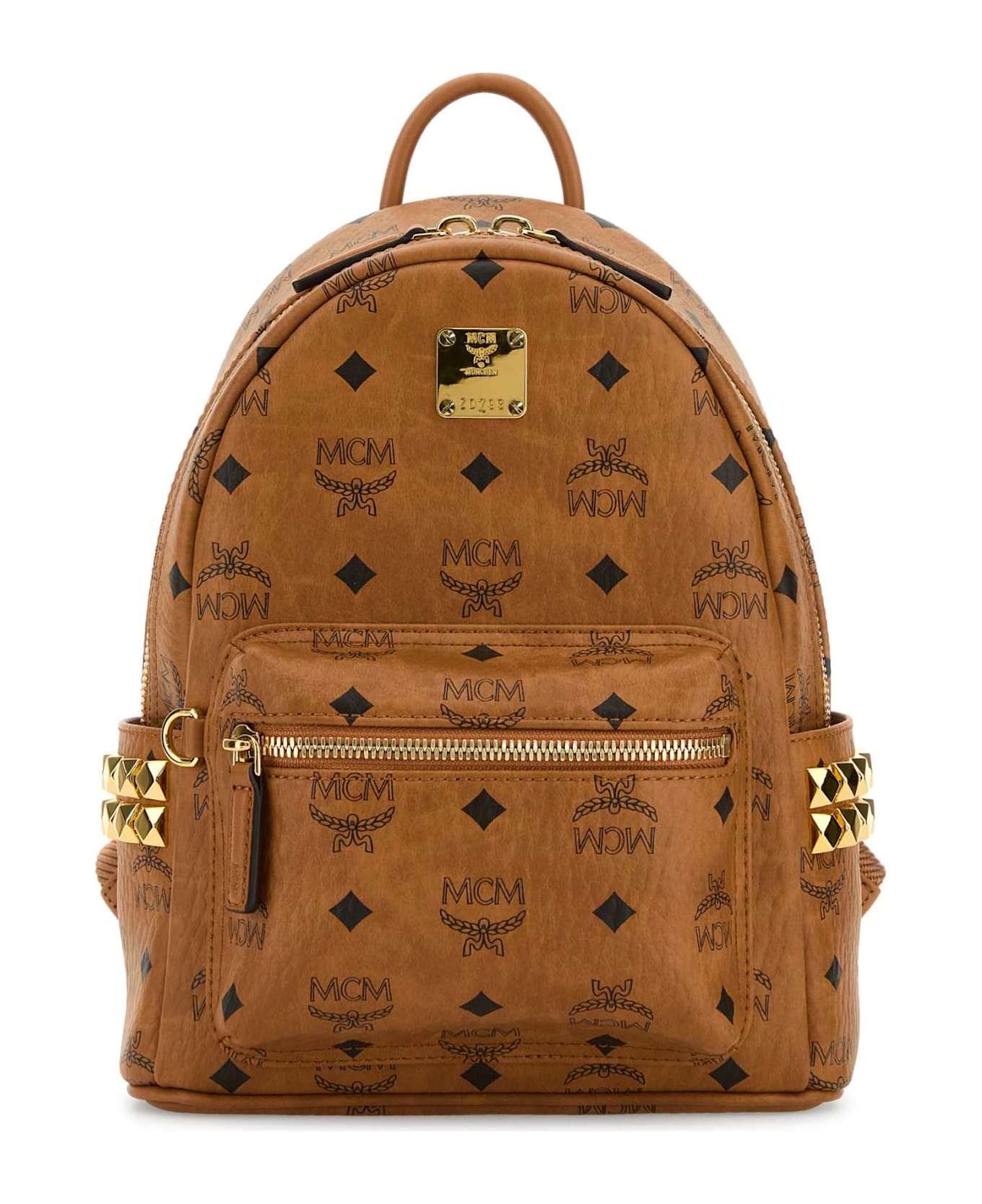 Printed Canvas Mini Stark Backpack - 1