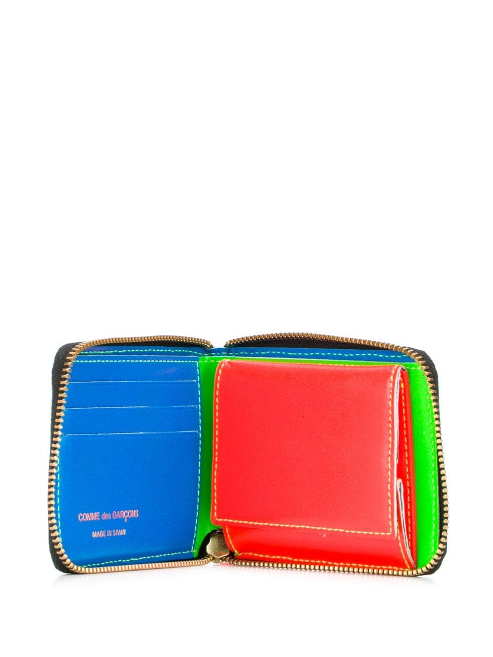 colour block zip wallet - 3