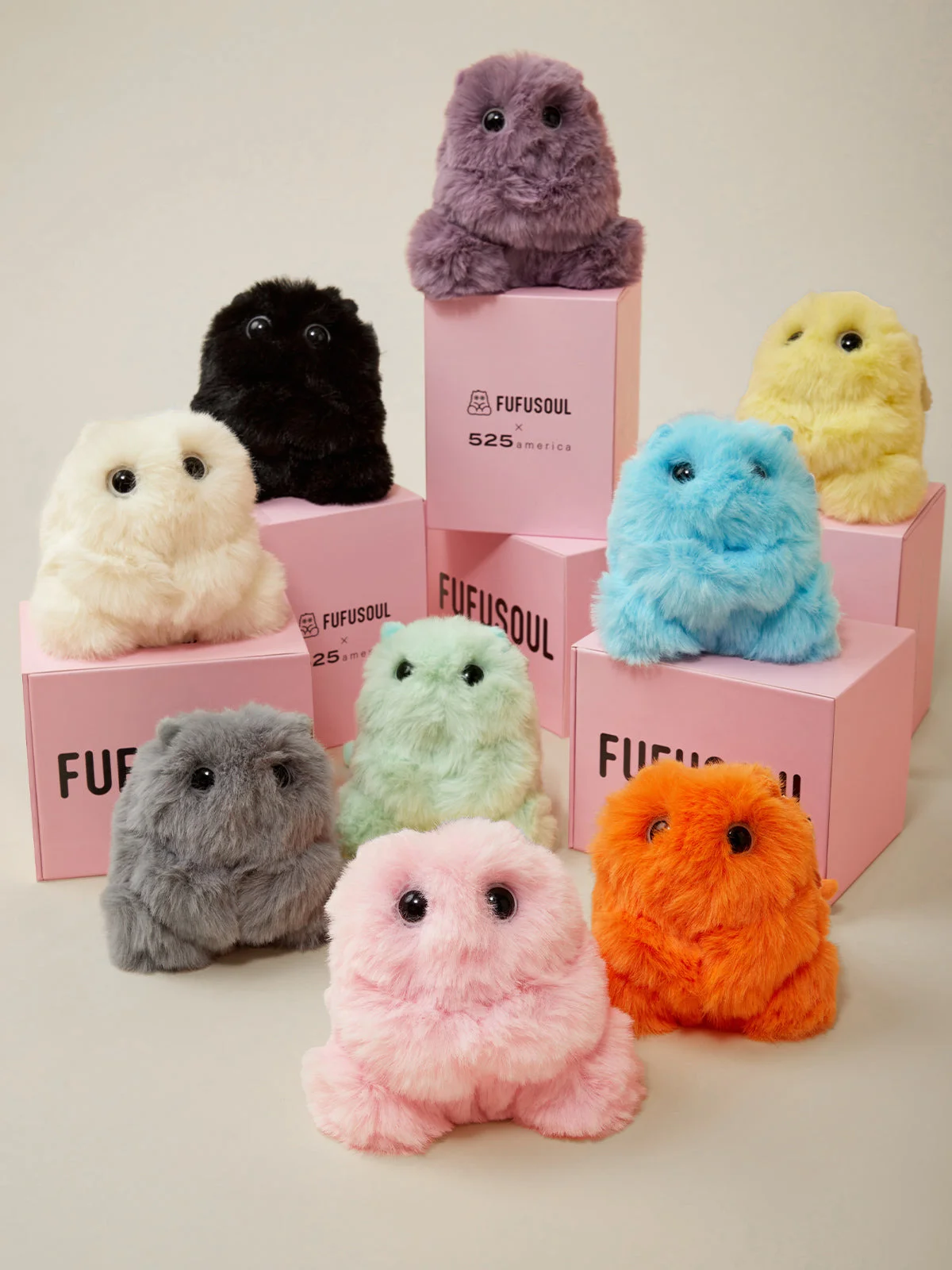 525 America x Fufusoul Fluffy Plush Pendant Blind Box - 1