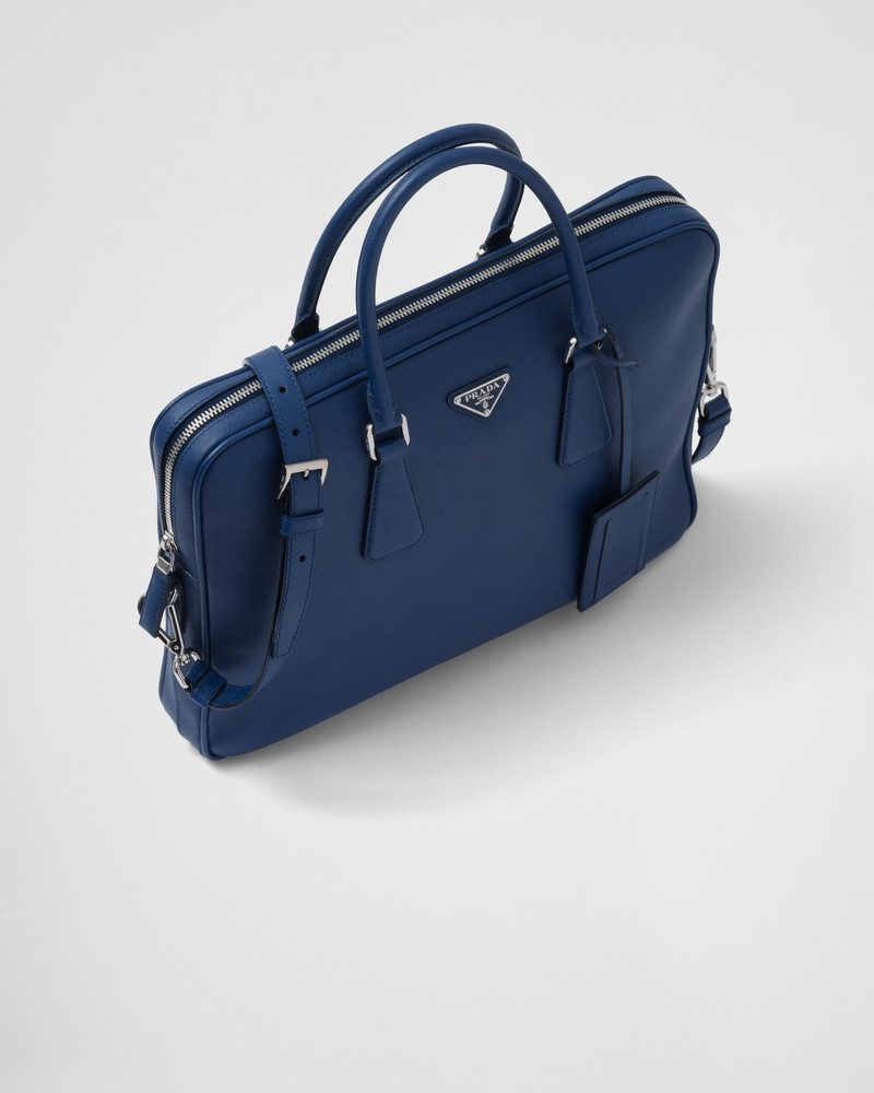 Prada Saffiano Leather Work Bag outlook