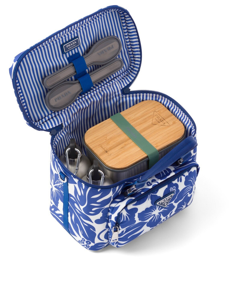 Printed Re-Nylon picnic bag 5