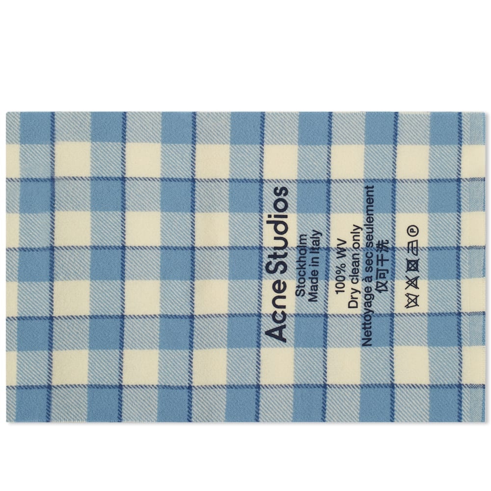 Acne Studios Cassiar Check Narrow New Scarf - 1