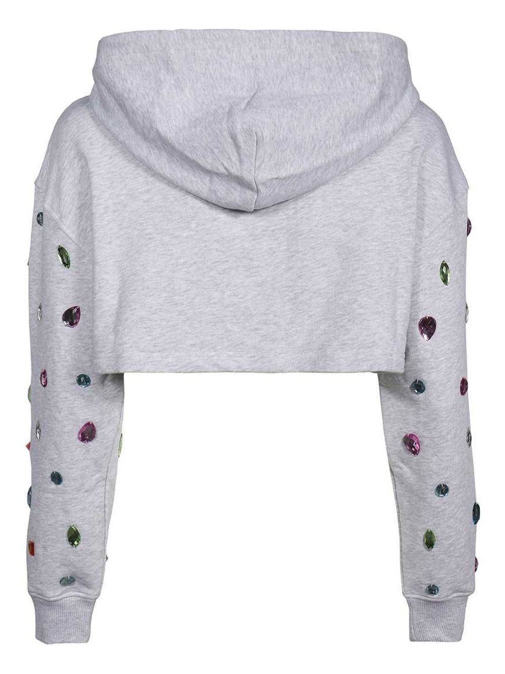 crystal-embellished hoodie - 2