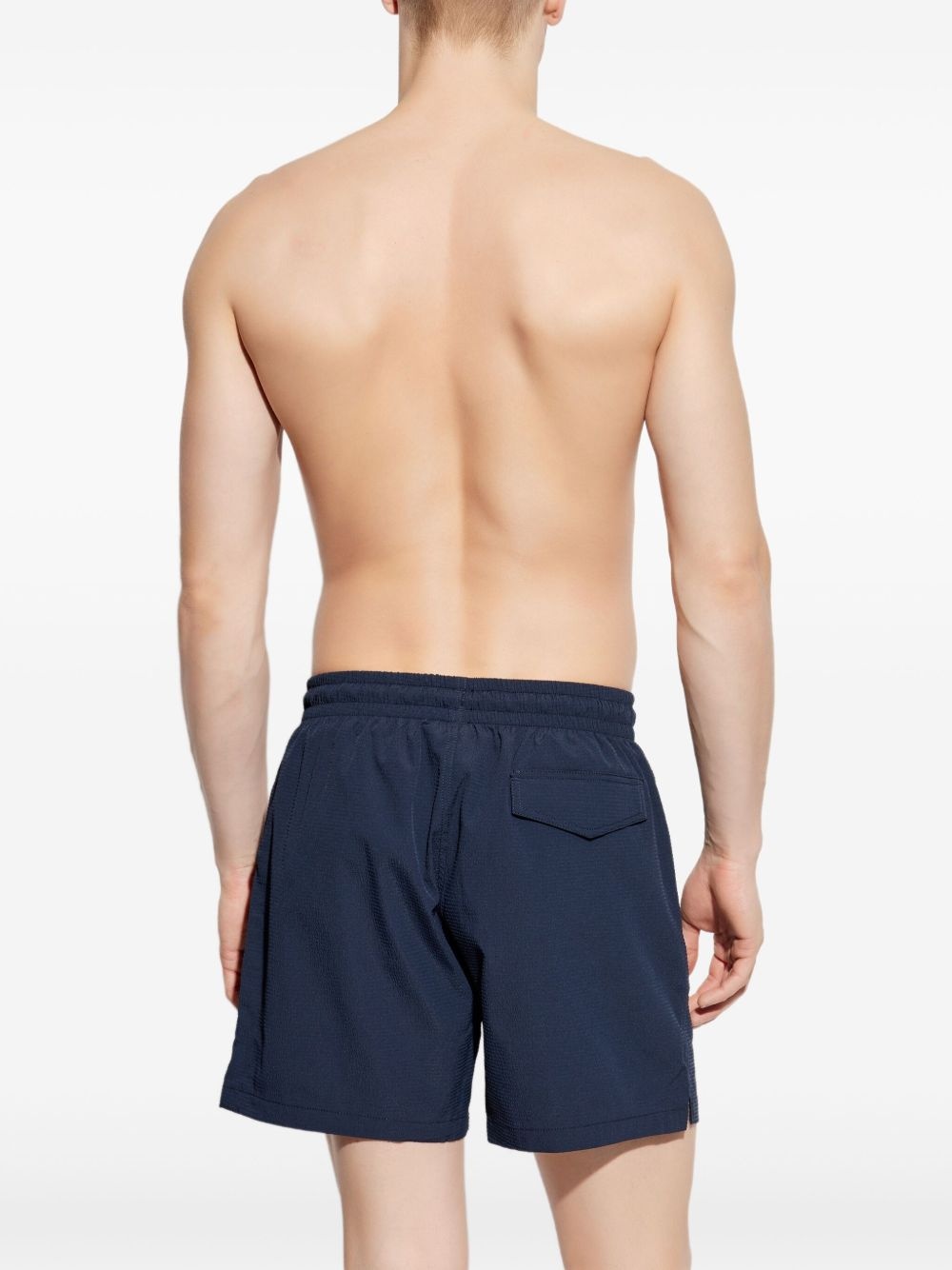 logo-patch swim shorts - 3