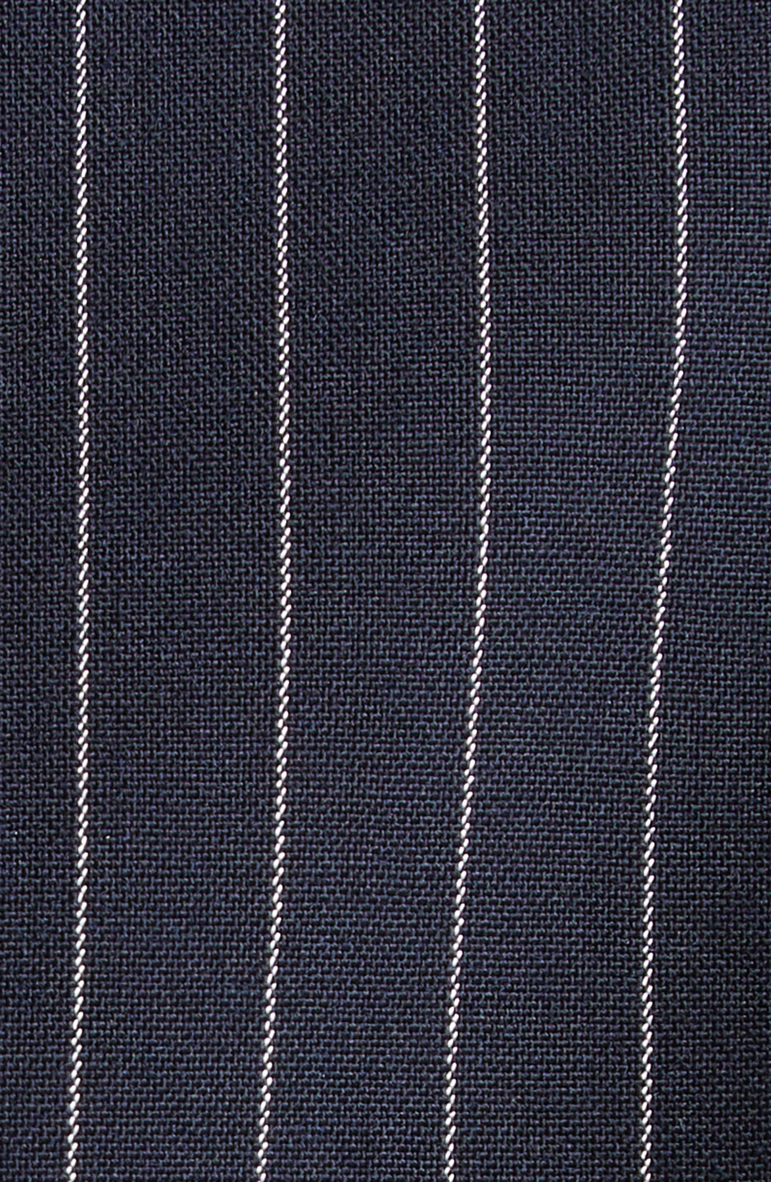 Stella McCartney Pinstripe Wool One-Button Blazer in Ink at Nordstrom - 6