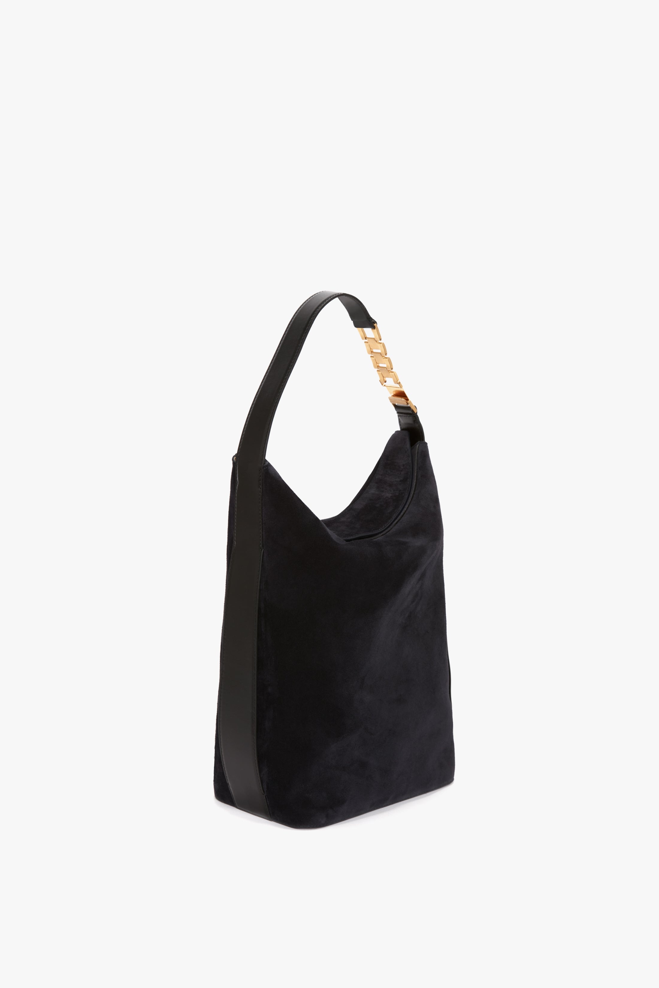 Large Belt Bag in Dark Navy Suede - 5