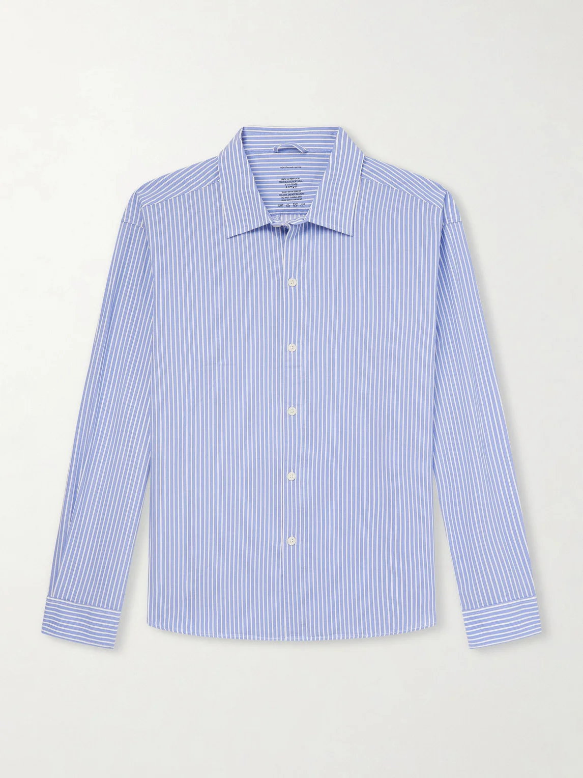 Generous Striped Cotton Shirt - 1
