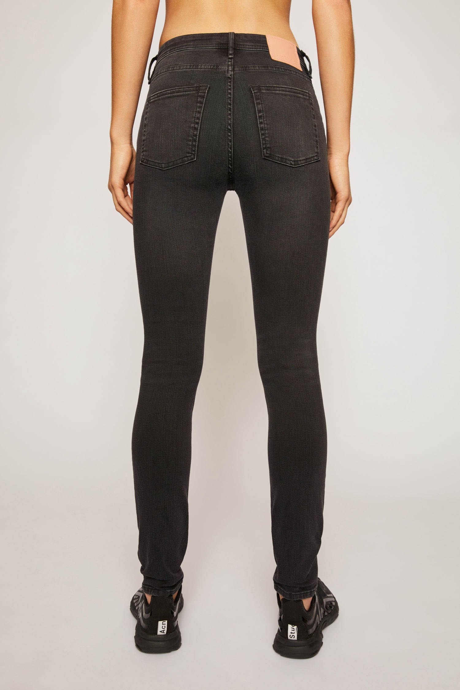 Skinny fit jeans used black - 3