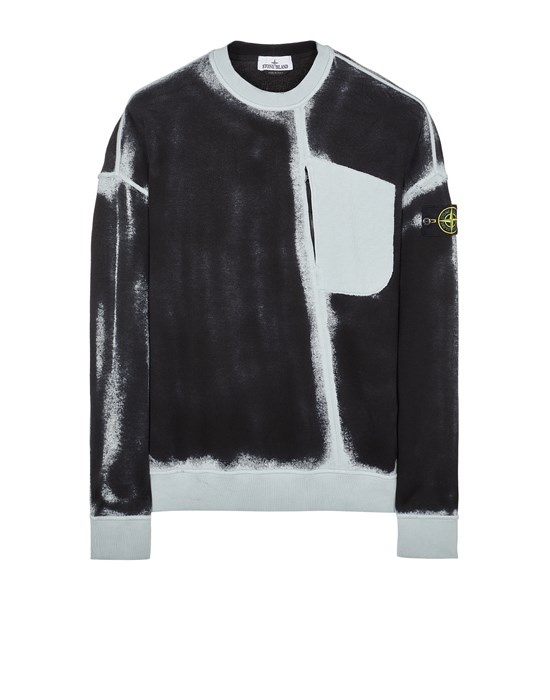 STONE ｜SWEATSHIRTS (627T2 Hand Sprayed Airbrush T STONE ISLAND 627T2 HAND SPRAYED AIRBRUSH TREATMENT